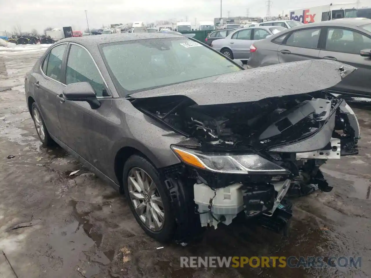 1 Photograph of a damaged car 4T1B11HK0KU772376 TOYOTA CAMRY 2019