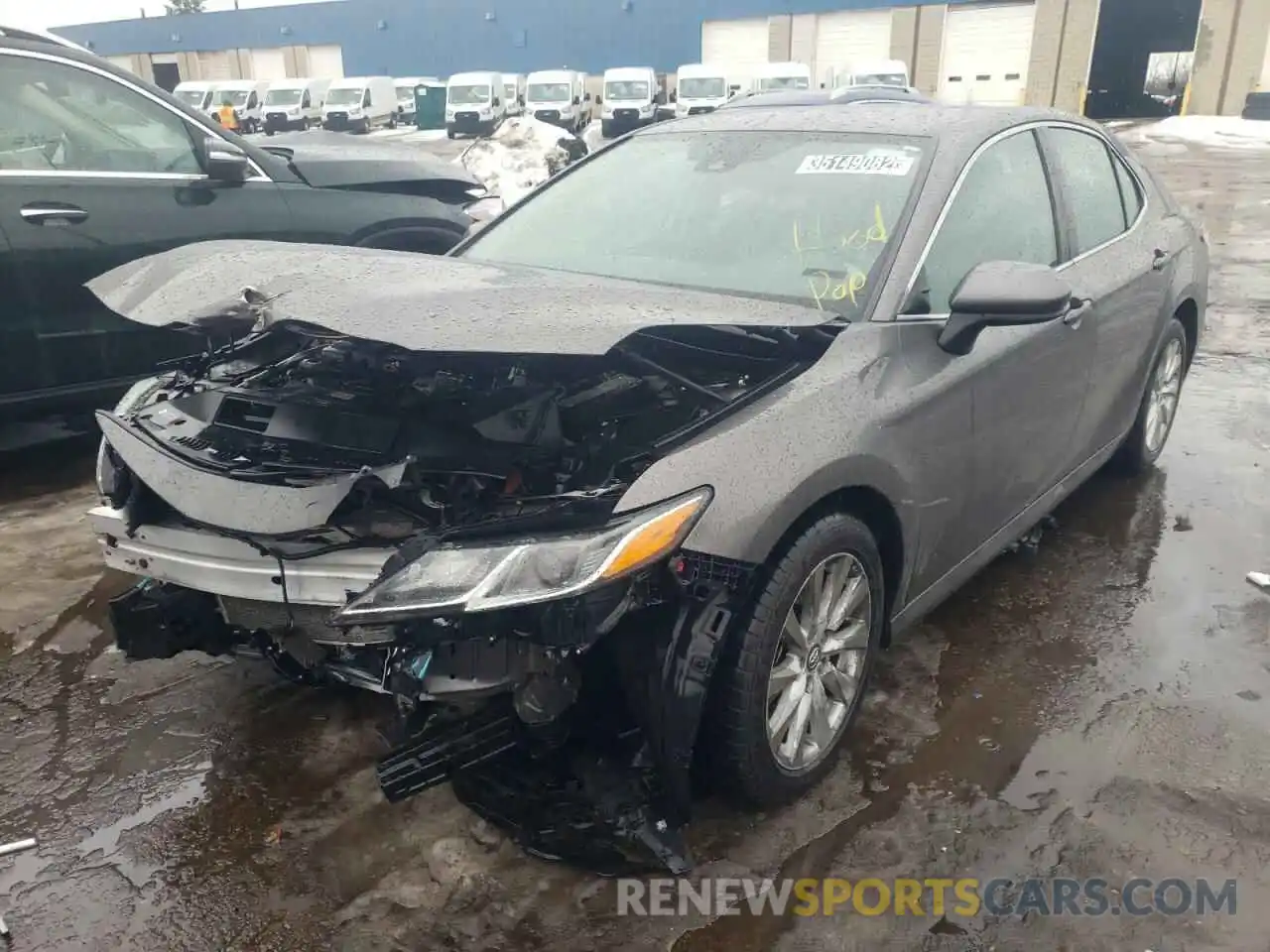 2 Photograph of a damaged car 4T1B11HK0KU772376 TOYOTA CAMRY 2019