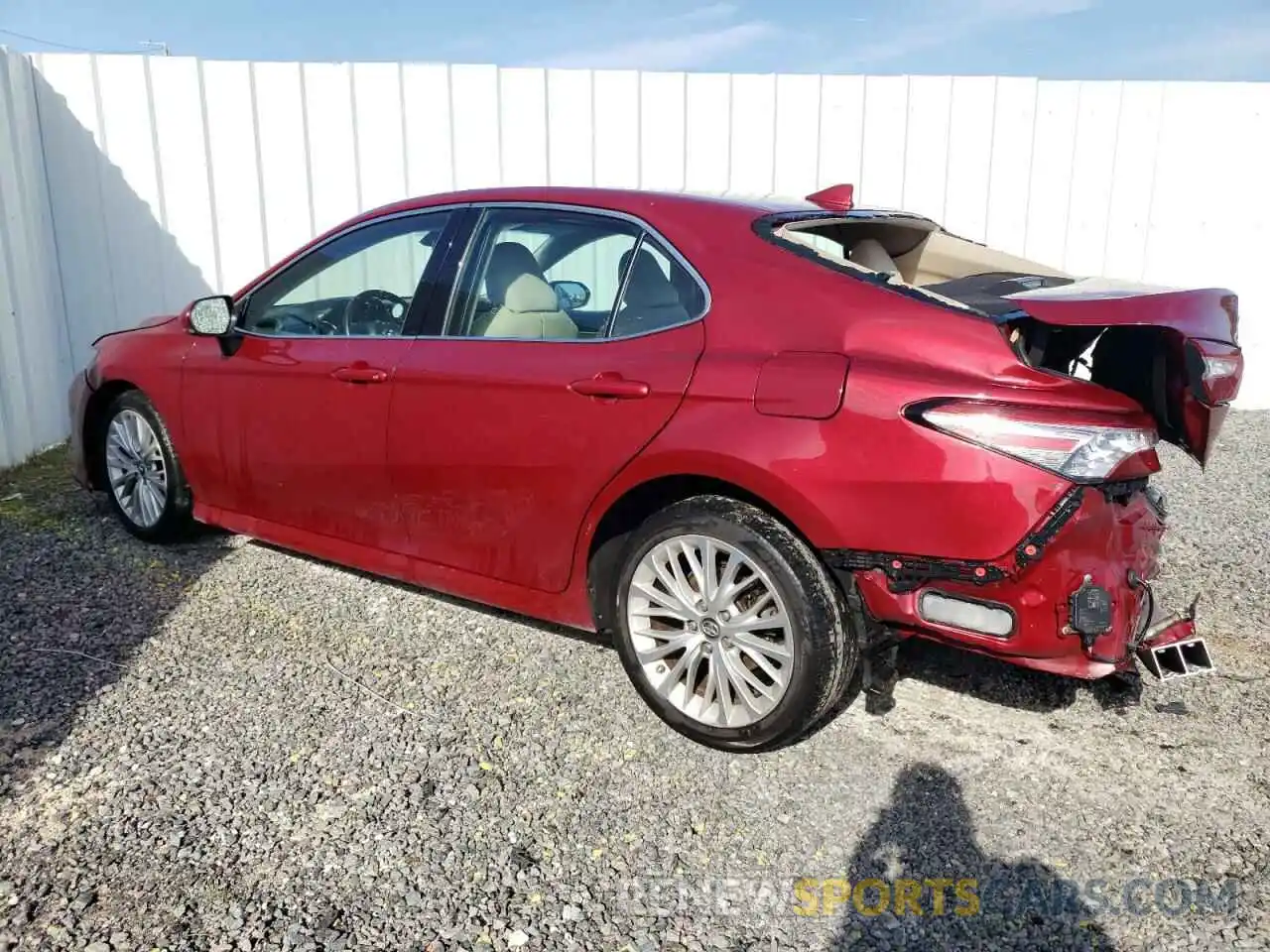 2 Photograph of a damaged car 4T1B11HK0KU776251 TOYOTA CAMRY 2019