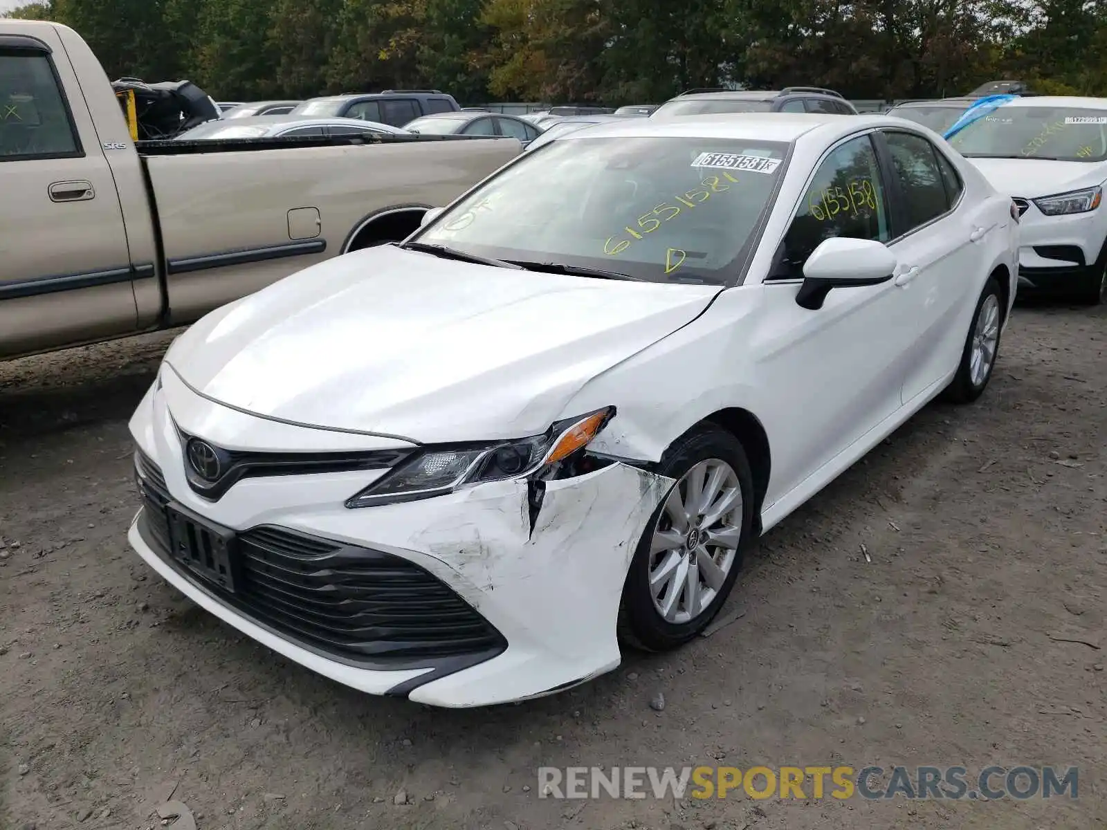 2 Photograph of a damaged car 4T1B11HK0KU776279 TOYOTA CAMRY 2019