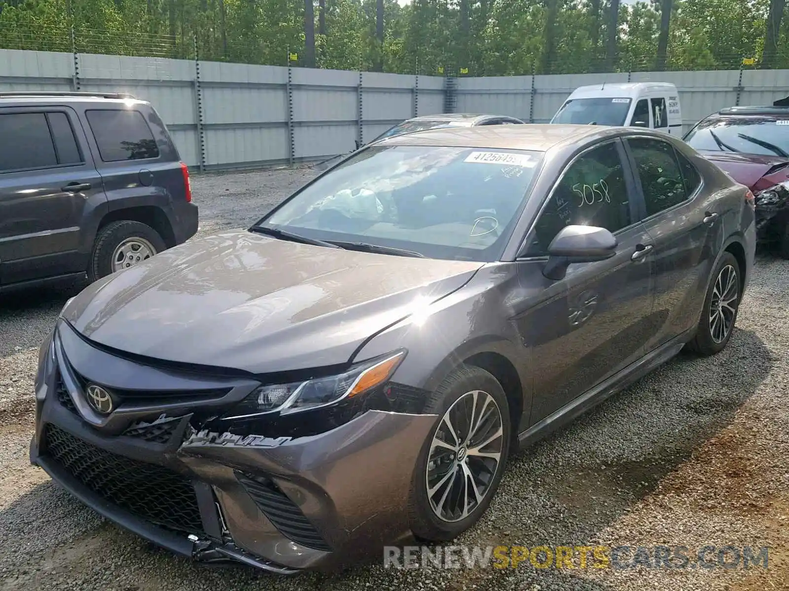 2 Photograph of a damaged car 4T1B11HK0KU776377 TOYOTA CAMRY 2019