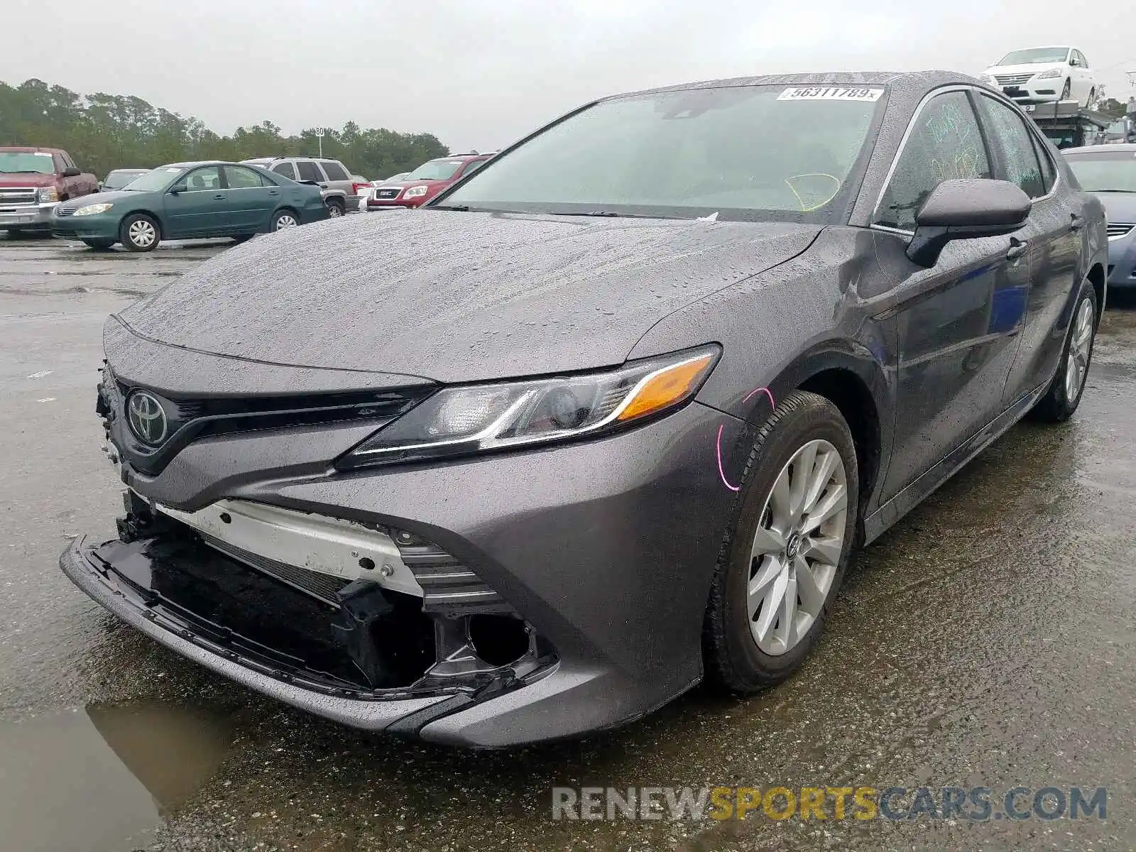 2 Photograph of a damaged car 4T1B11HK0KU776668 TOYOTA CAMRY 2019