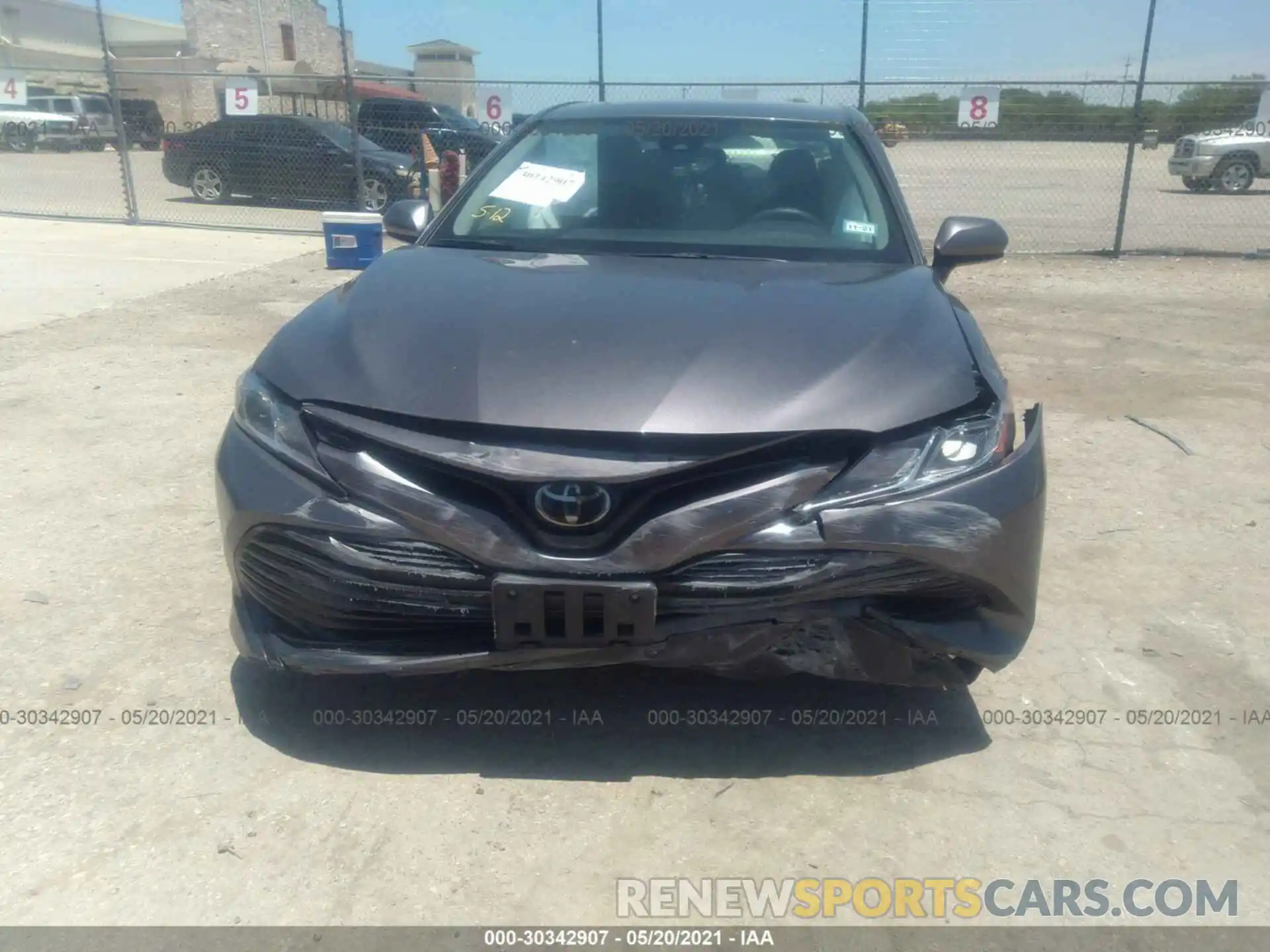 6 Photograph of a damaged car 4T1B11HK0KU778257 TOYOTA CAMRY 2019