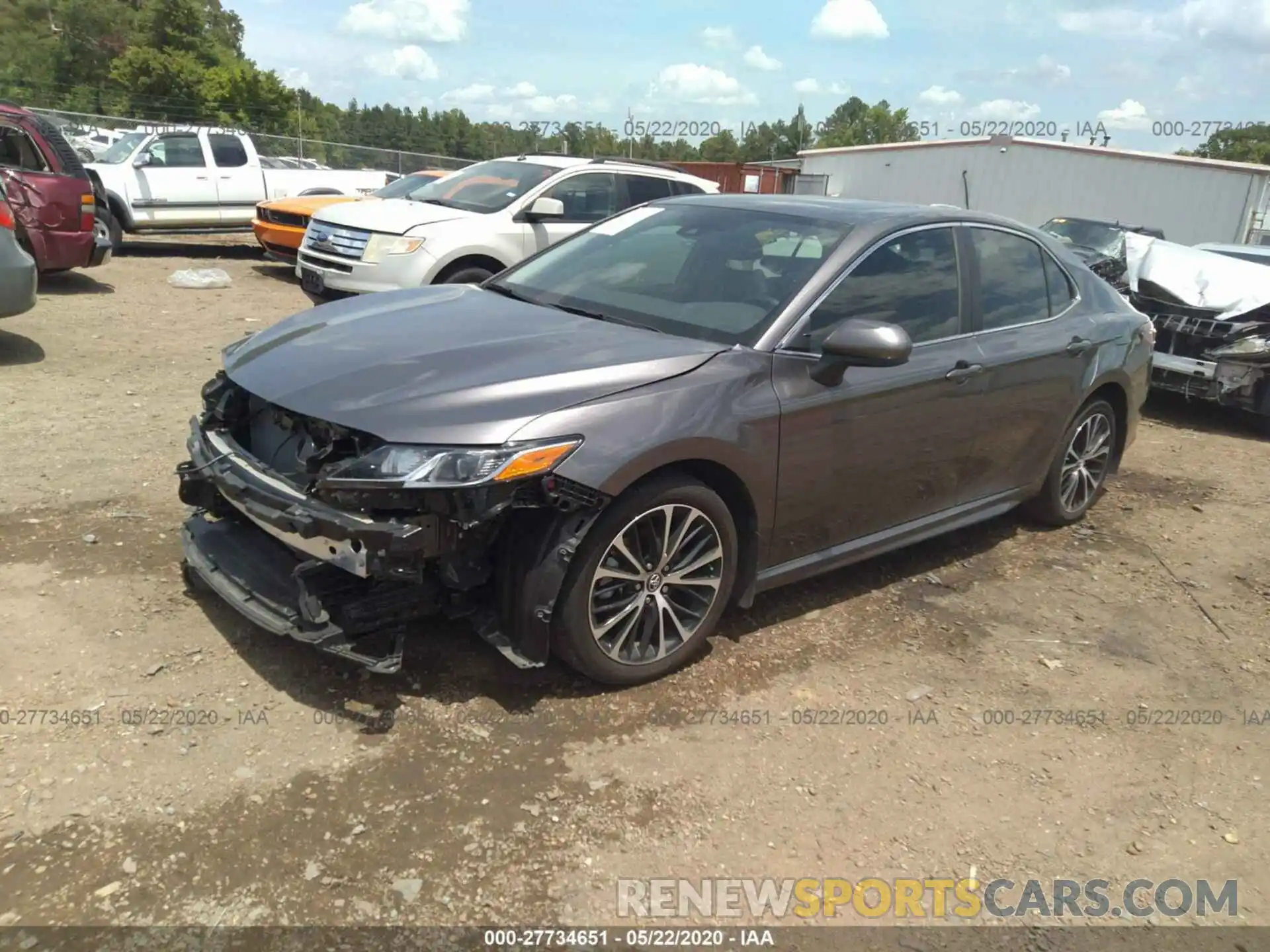 2 Photograph of a damaged car 4T1B11HK0KU779490 TOYOTA CAMRY 2019