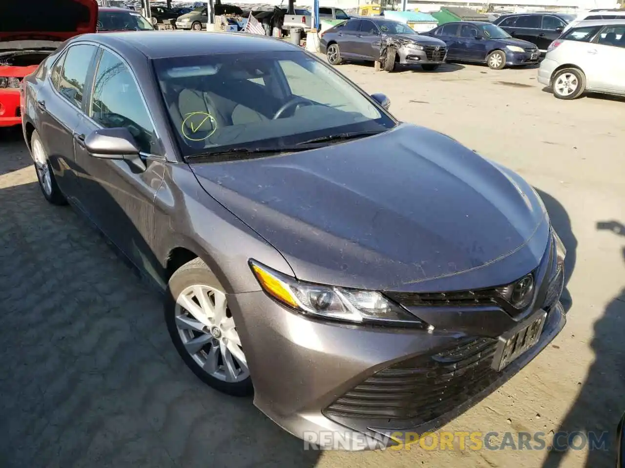 1 Photograph of a damaged car 4T1B11HK0KU779568 TOYOTA CAMRY 2019