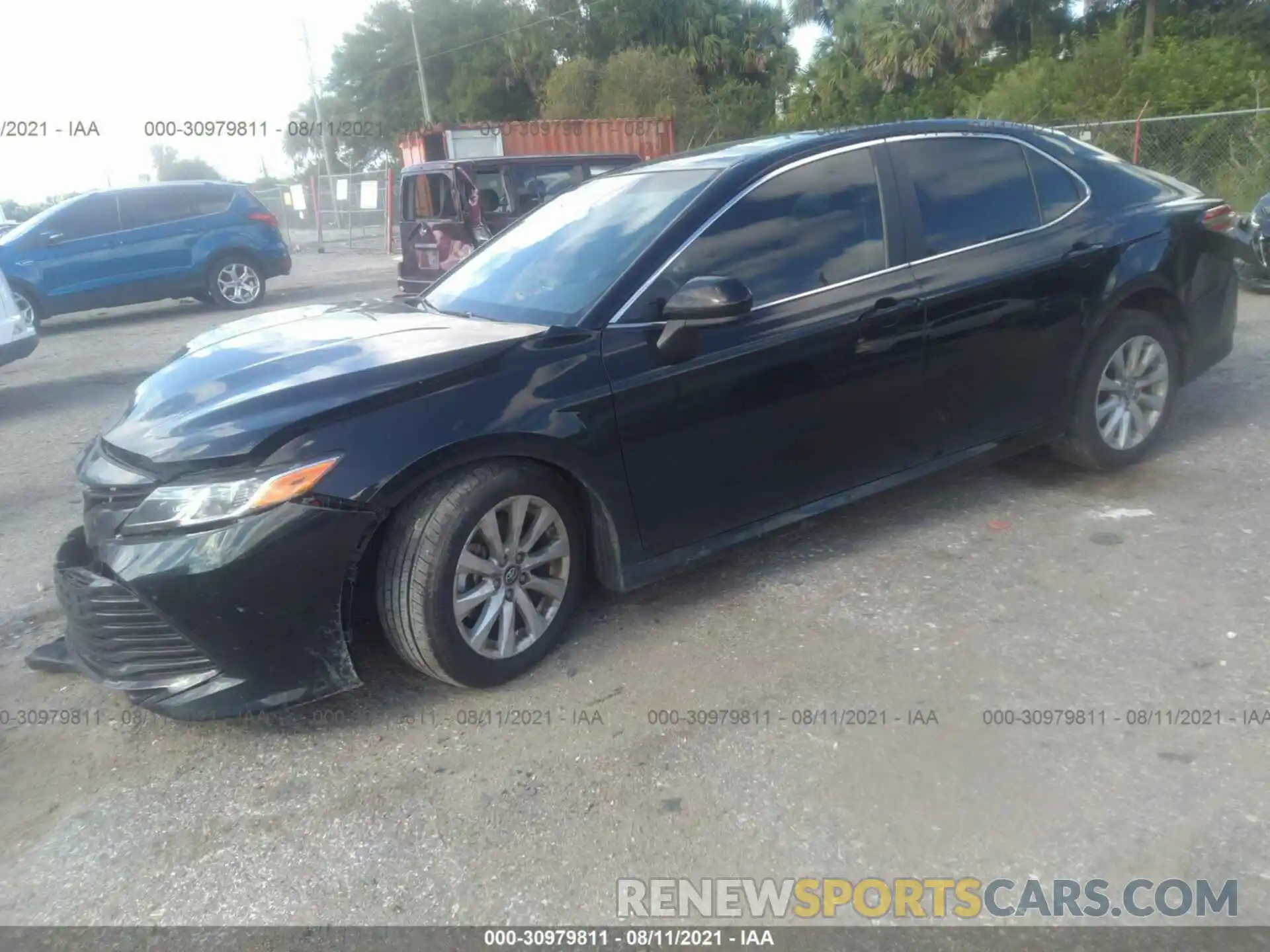 2 Photograph of a damaged car 4T1B11HK0KU783197 TOYOTA CAMRY 2019