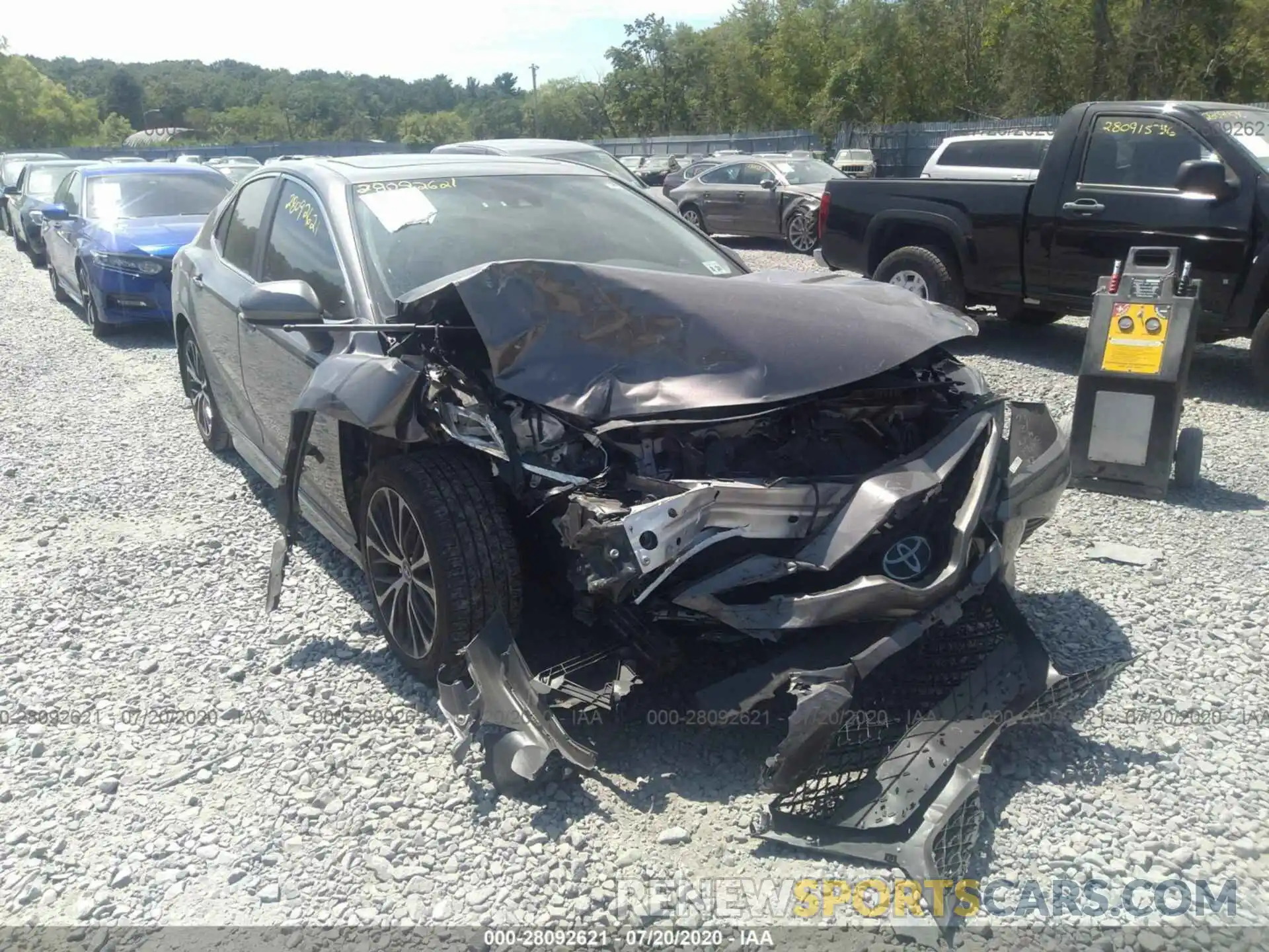 1 Photograph of a damaged car 4T1B11HK0KU783314 TOYOTA CAMRY 2019