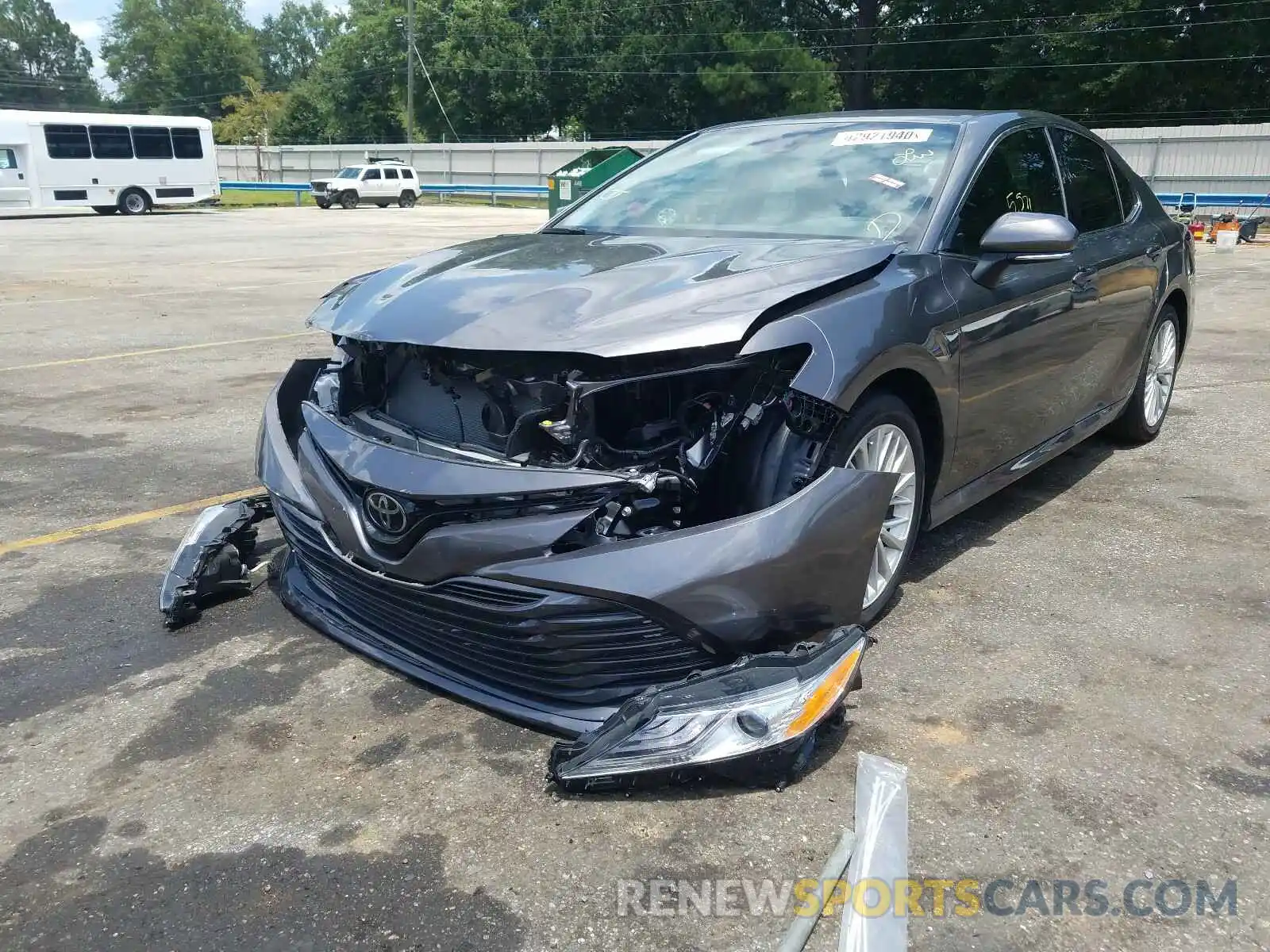 2 Photograph of a damaged car 4T1B11HK0KU784351 TOYOTA CAMRY 2019