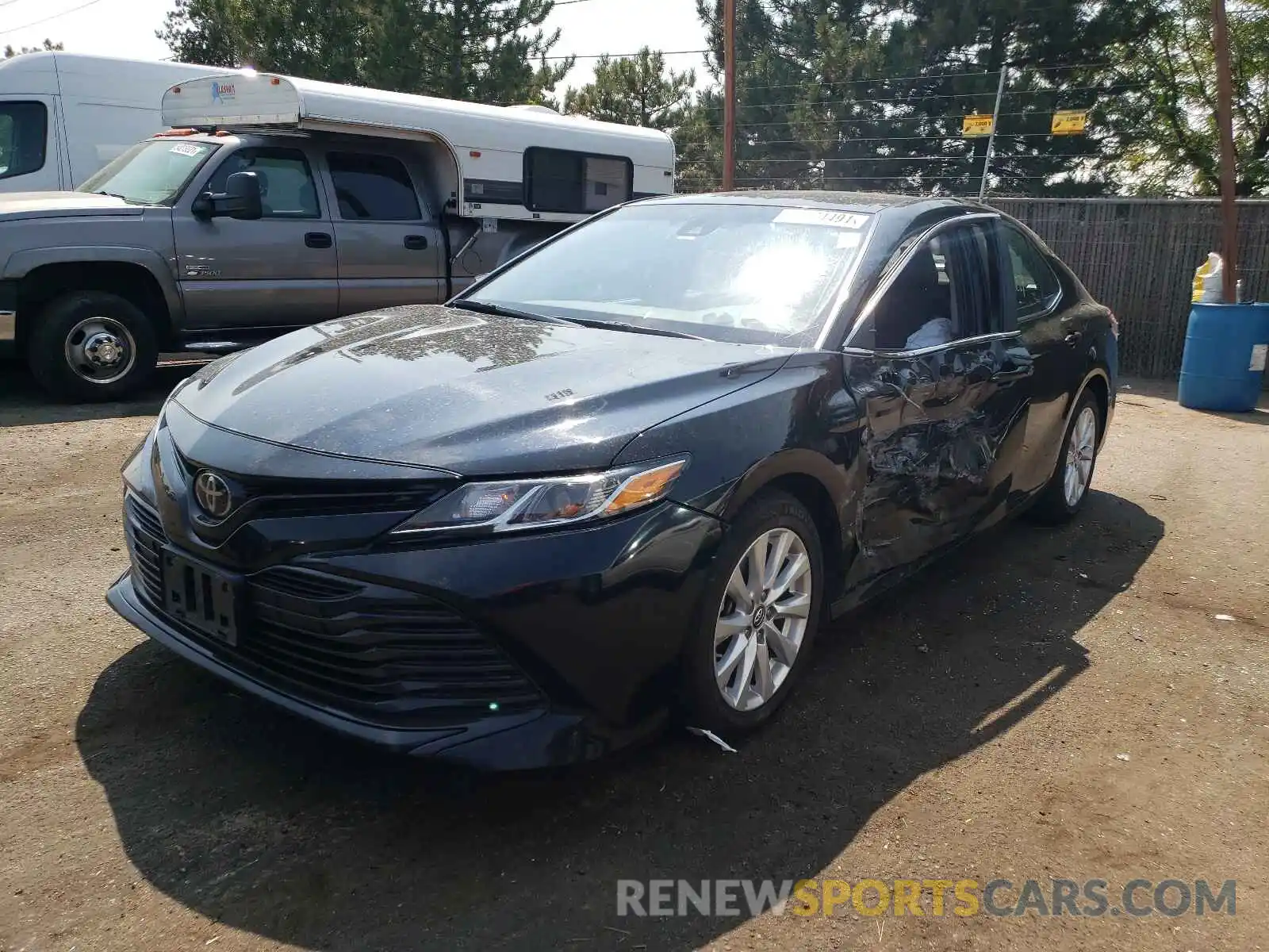 2 Photograph of a damaged car 4T1B11HK0KU786102 TOYOTA CAMRY 2019