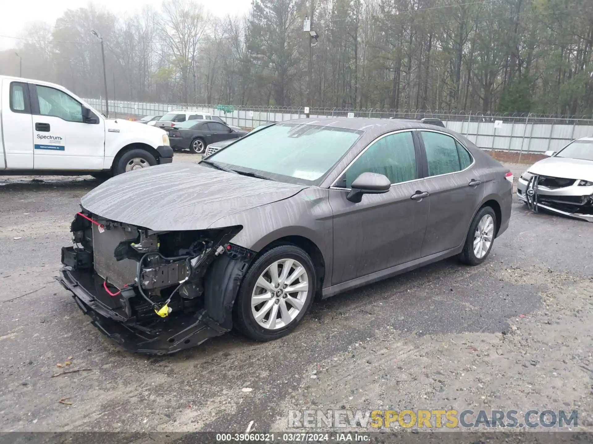 2 Photograph of a damaged car 4T1B11HK0KU786617 TOYOTA CAMRY 2019