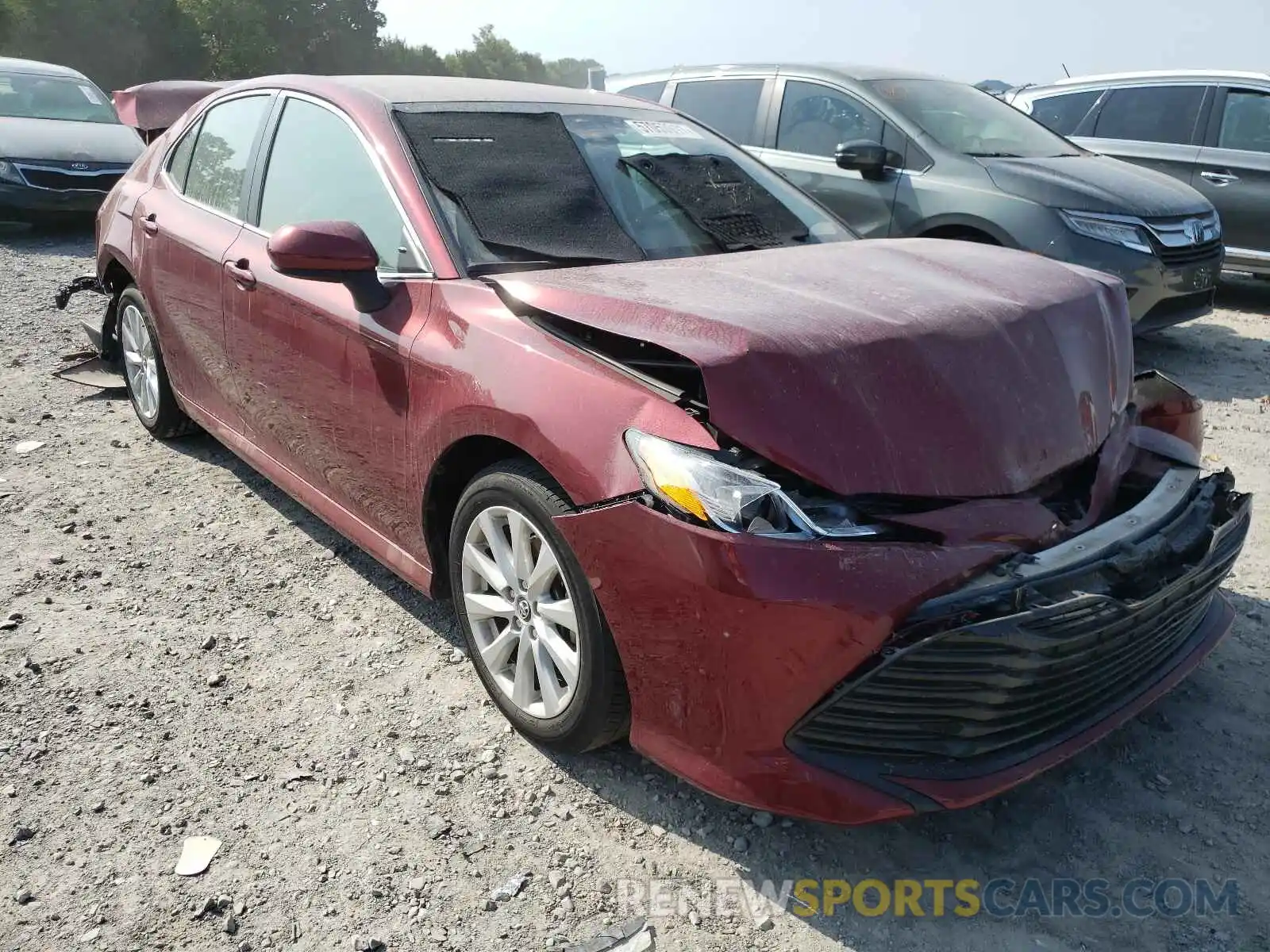 1 Photograph of a damaged car 4T1B11HK0KU787508 TOYOTA CAMRY 2019