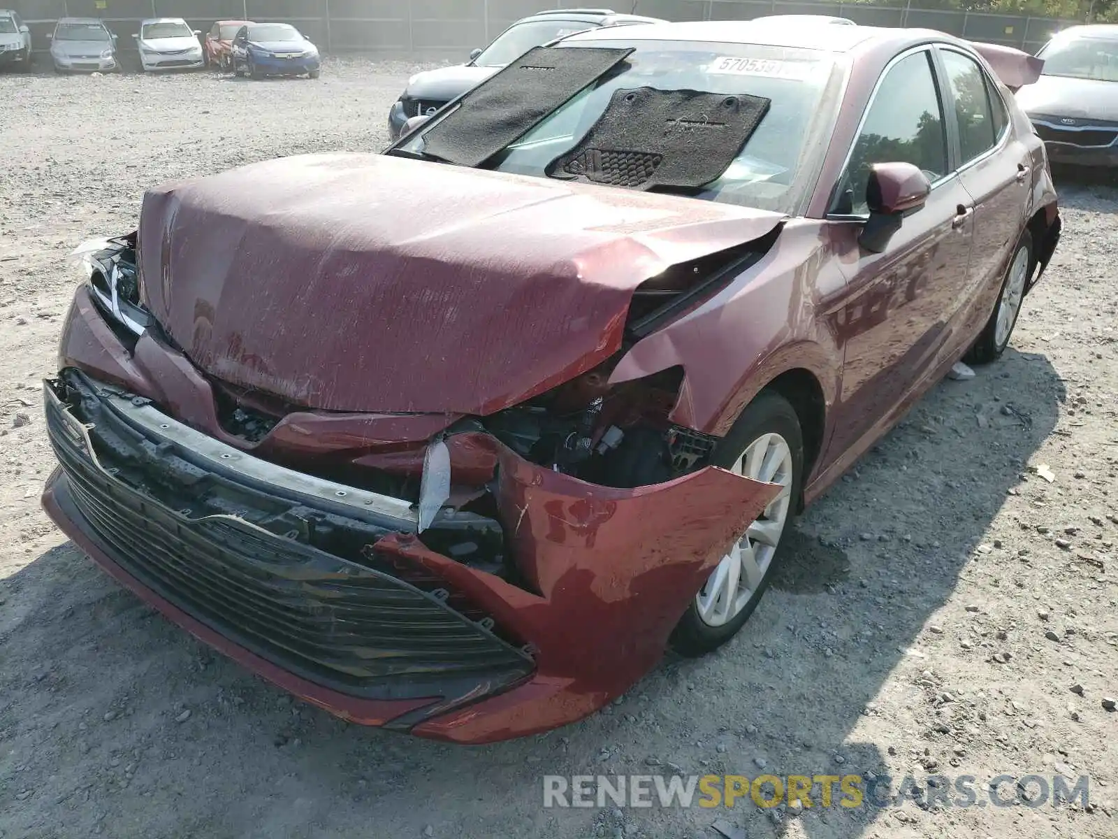 2 Photograph of a damaged car 4T1B11HK0KU787508 TOYOTA CAMRY 2019