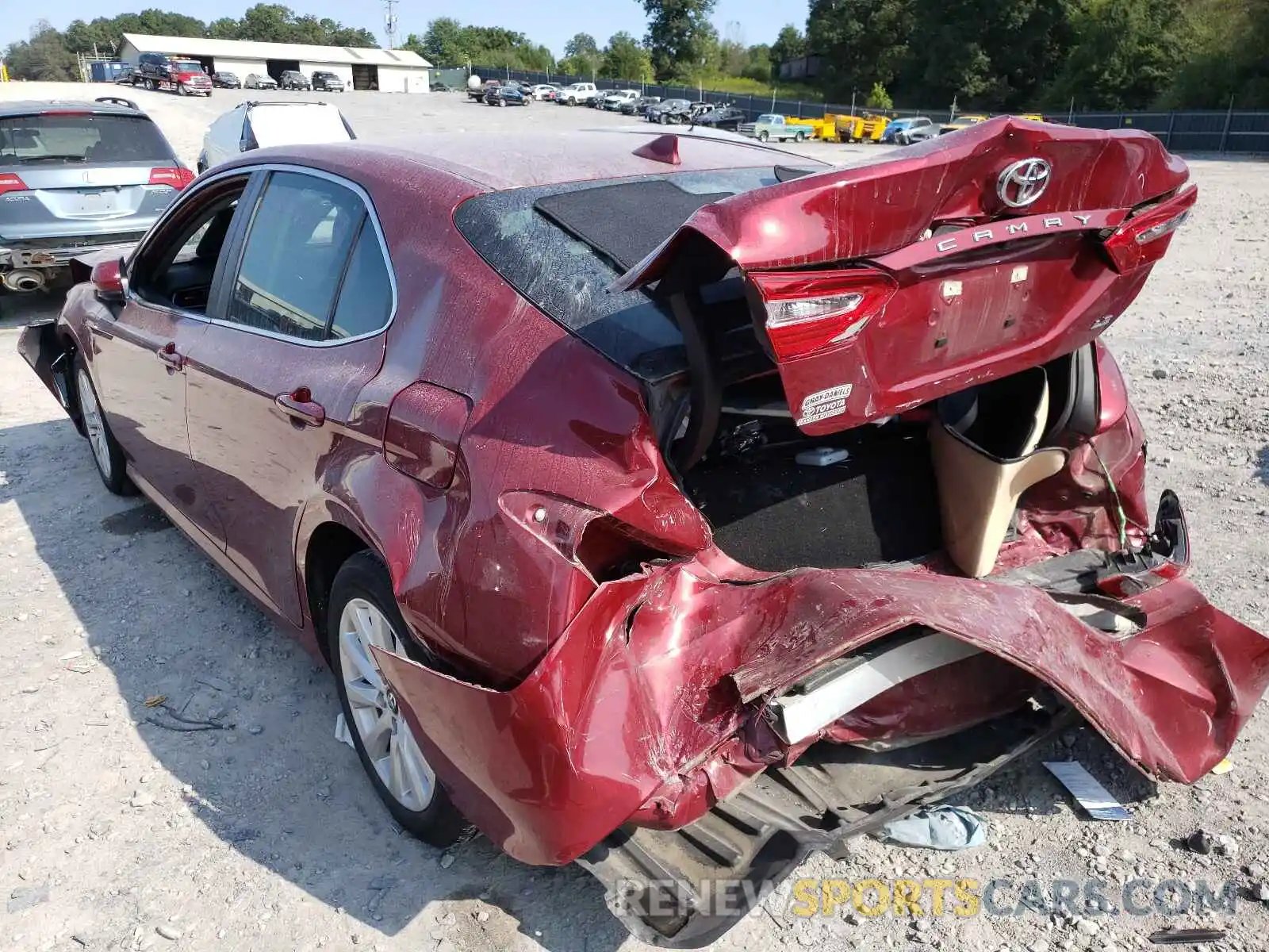 3 Photograph of a damaged car 4T1B11HK0KU787508 TOYOTA CAMRY 2019