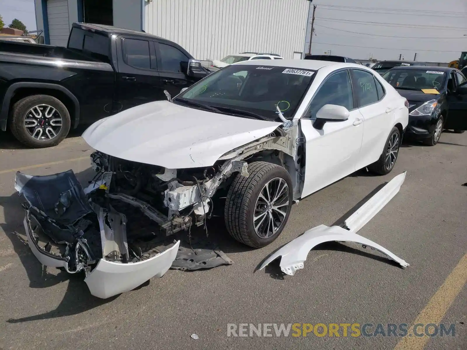 2 Photograph of a damaged car 4T1B11HK0KU787847 TOYOTA CAMRY 2019