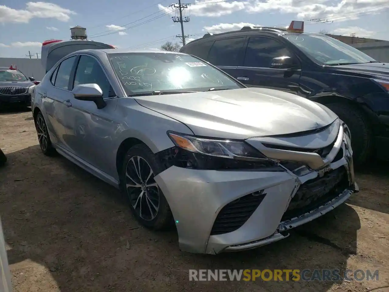 1 Photograph of a damaged car 4T1B11HK0KU787881 TOYOTA CAMRY 2019