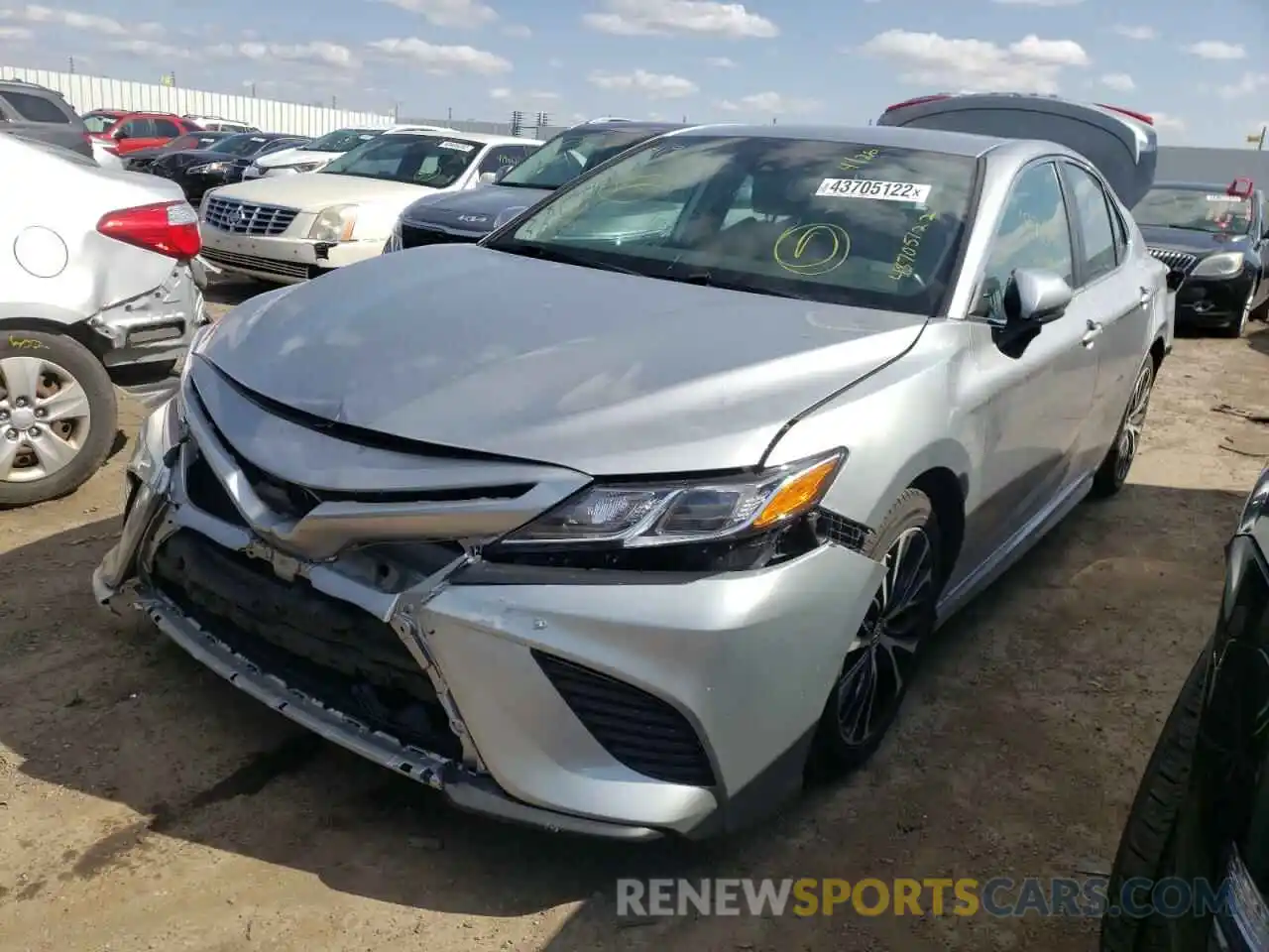 2 Photograph of a damaged car 4T1B11HK0KU787881 TOYOTA CAMRY 2019