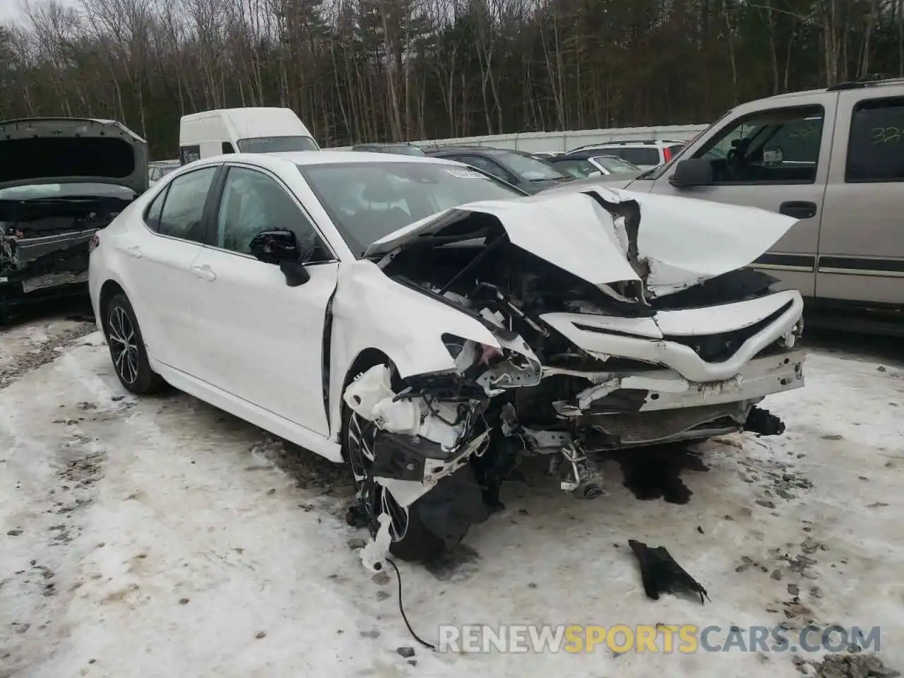 1 Photograph of a damaged car 4T1B11HK0KU788643 TOYOTA CAMRY 2019