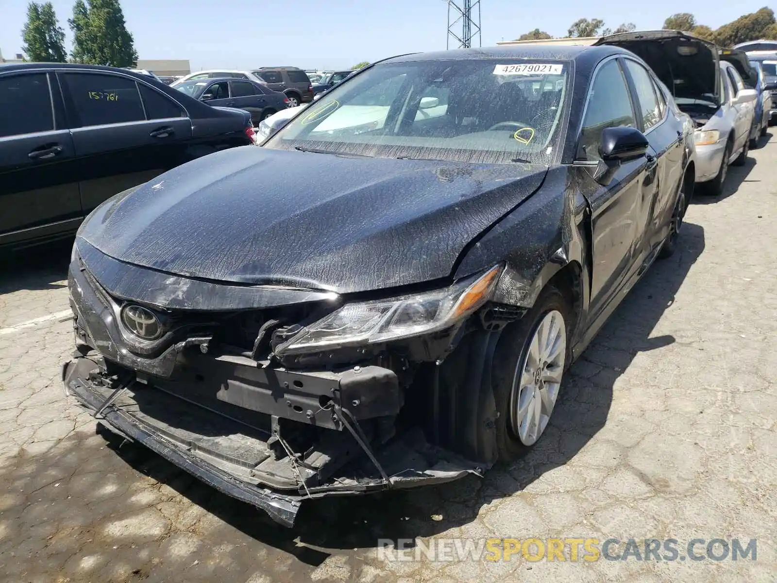 2 Photograph of a damaged car 4T1B11HK0KU788853 TOYOTA CAMRY 2019