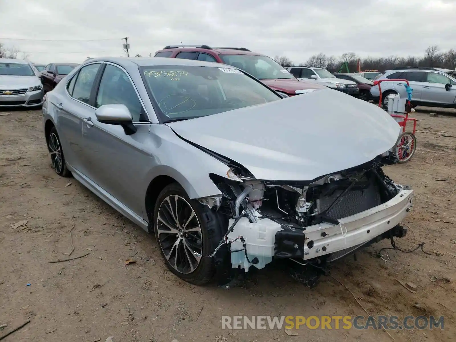 1 Photograph of a damaged car 4T1B11HK0KU789498 TOYOTA CAMRY 2019
