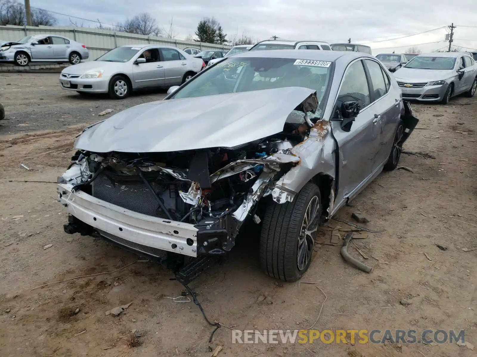 2 Photograph of a damaged car 4T1B11HK0KU789498 TOYOTA CAMRY 2019