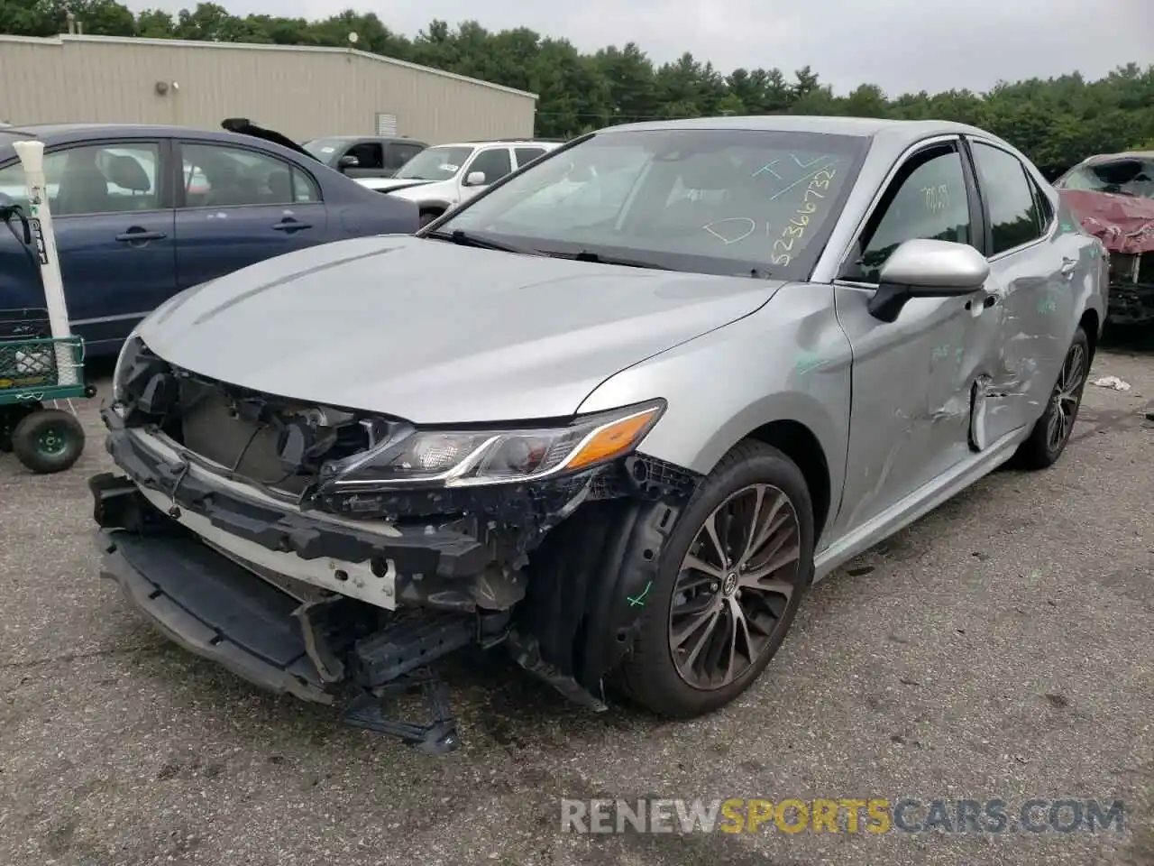 2 Photograph of a damaged car 4T1B11HK0KU789503 TOYOTA CAMRY 2019