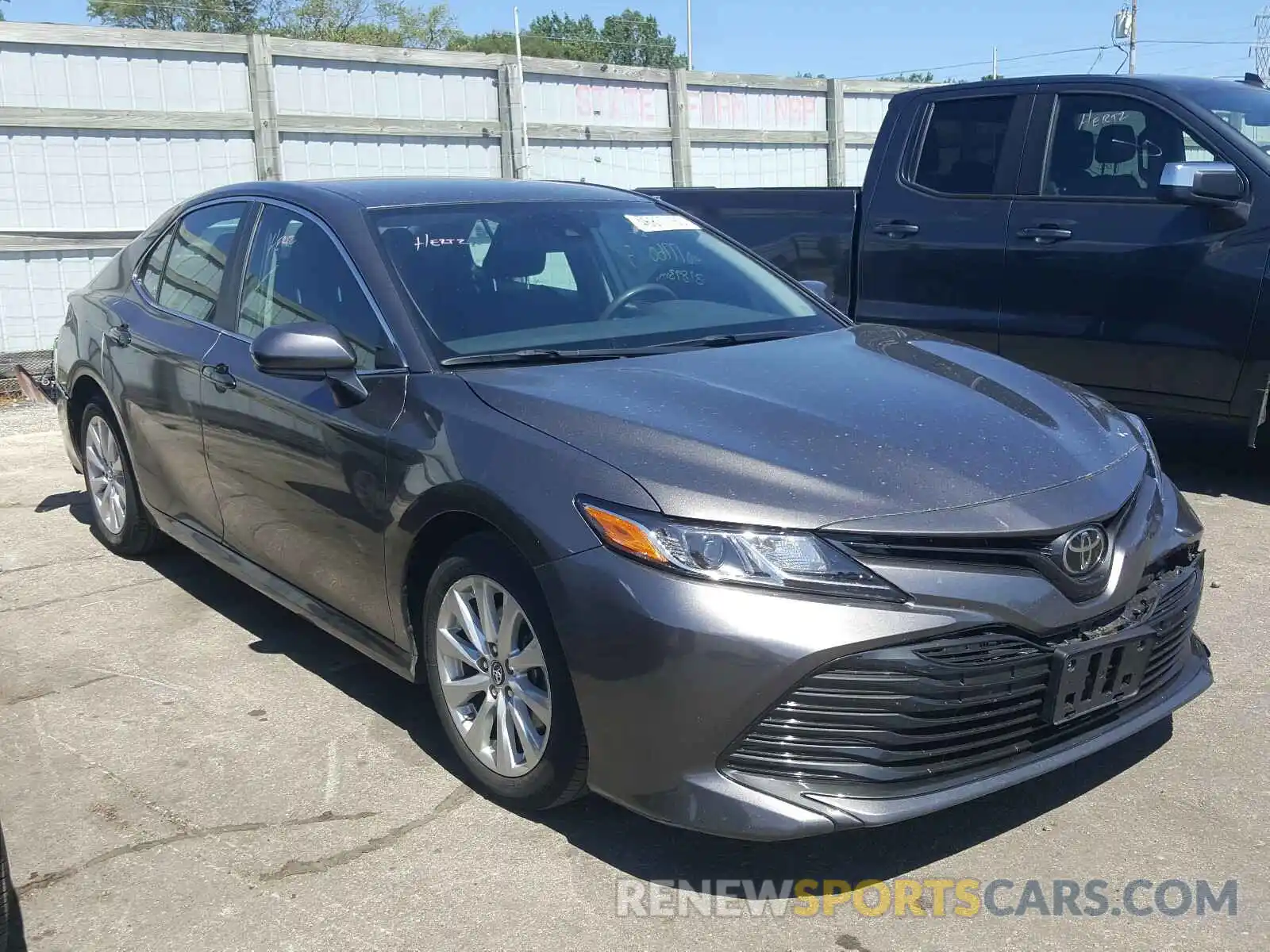 1 Photograph of a damaged car 4T1B11HK0KU791719 TOYOTA CAMRY 2019