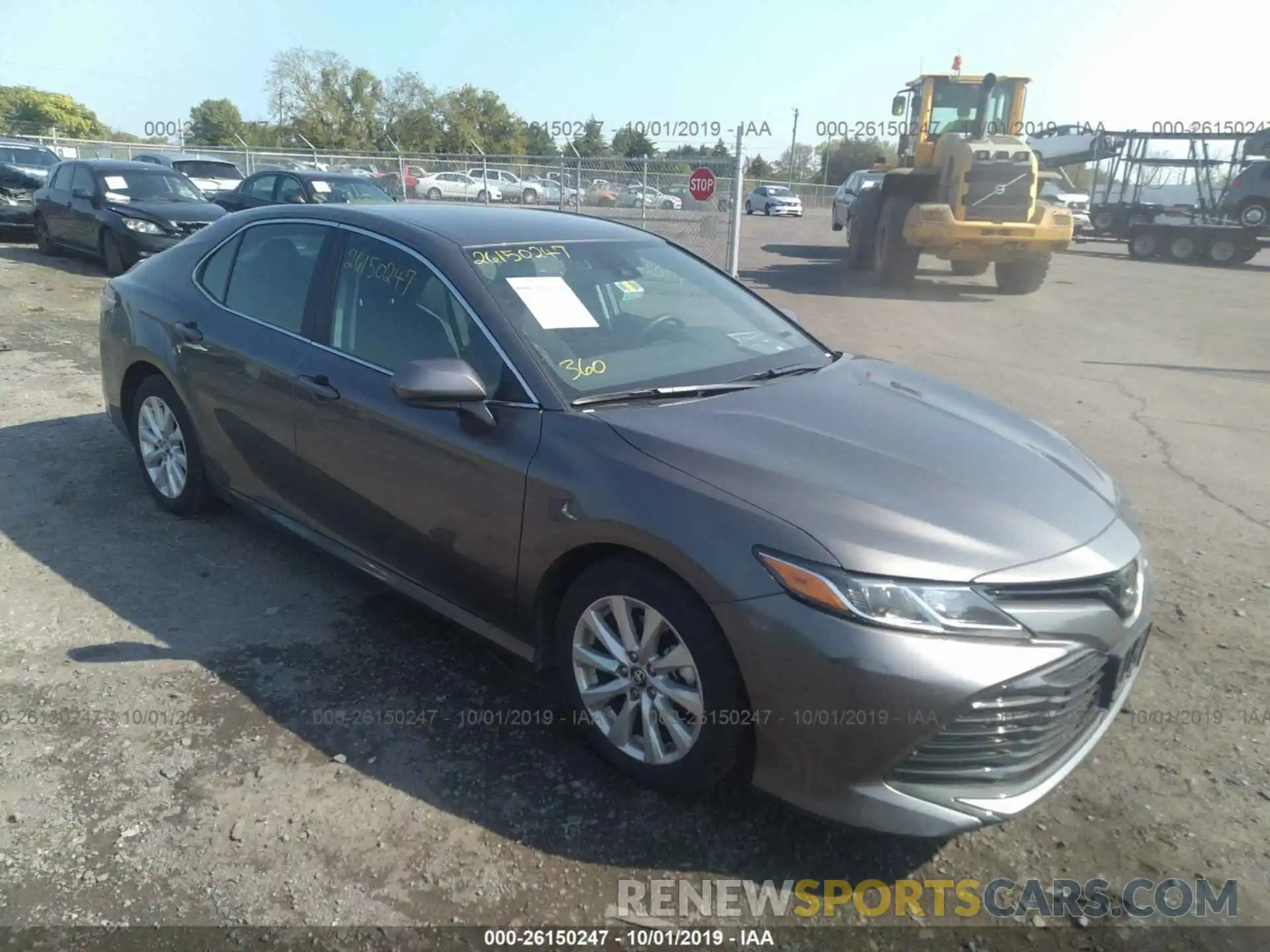 1 Photograph of a damaged car 4T1B11HK0KU792126 TOYOTA CAMRY 2019