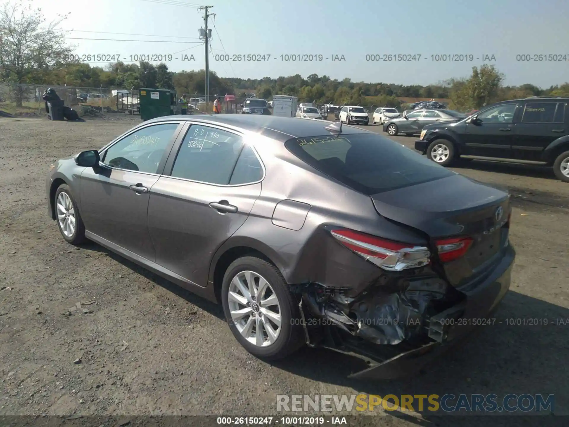 3 Photograph of a damaged car 4T1B11HK0KU792126 TOYOTA CAMRY 2019