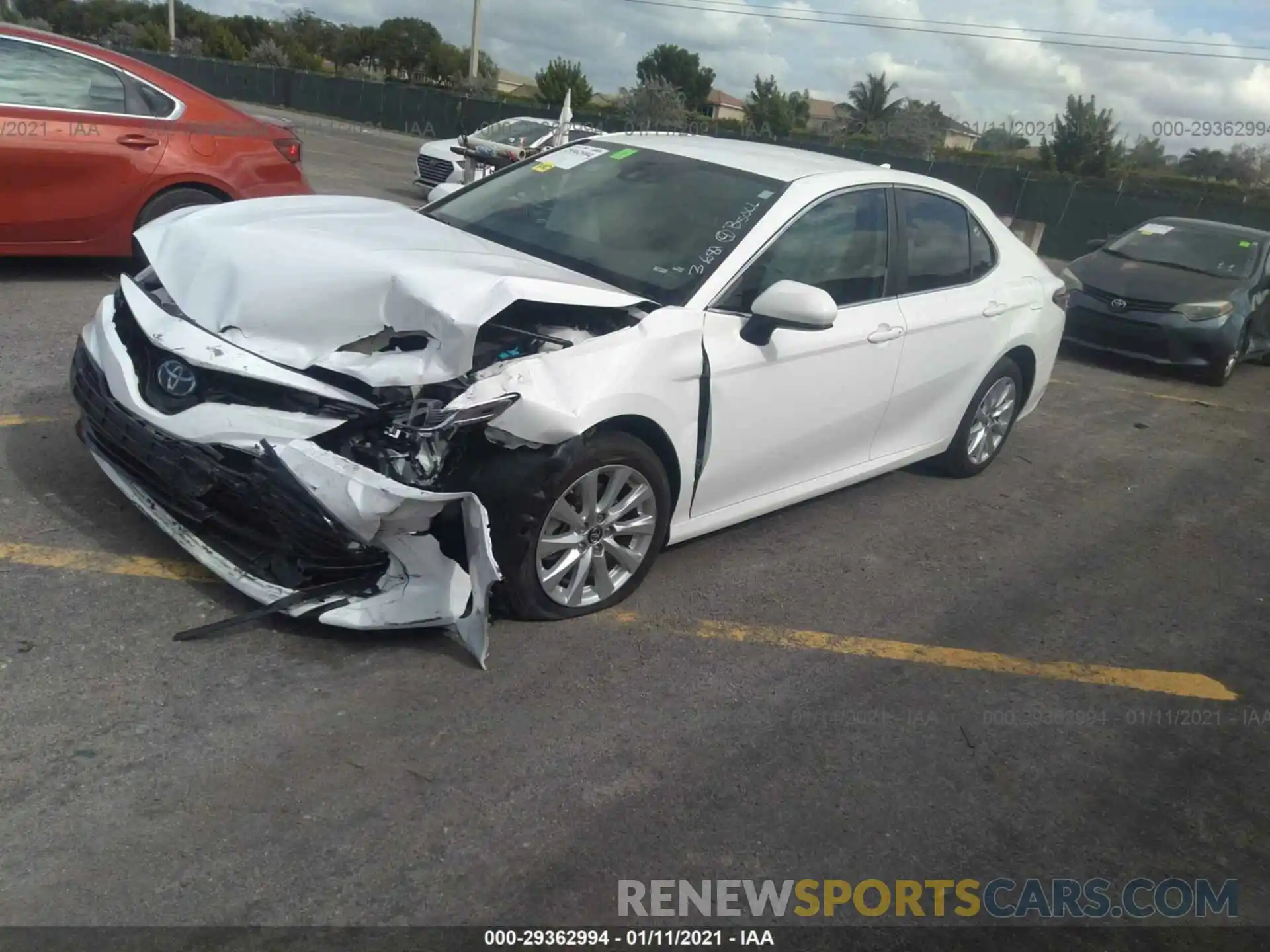 2 Photograph of a damaged car 4T1B11HK0KU793681 TOYOTA CAMRY 2019