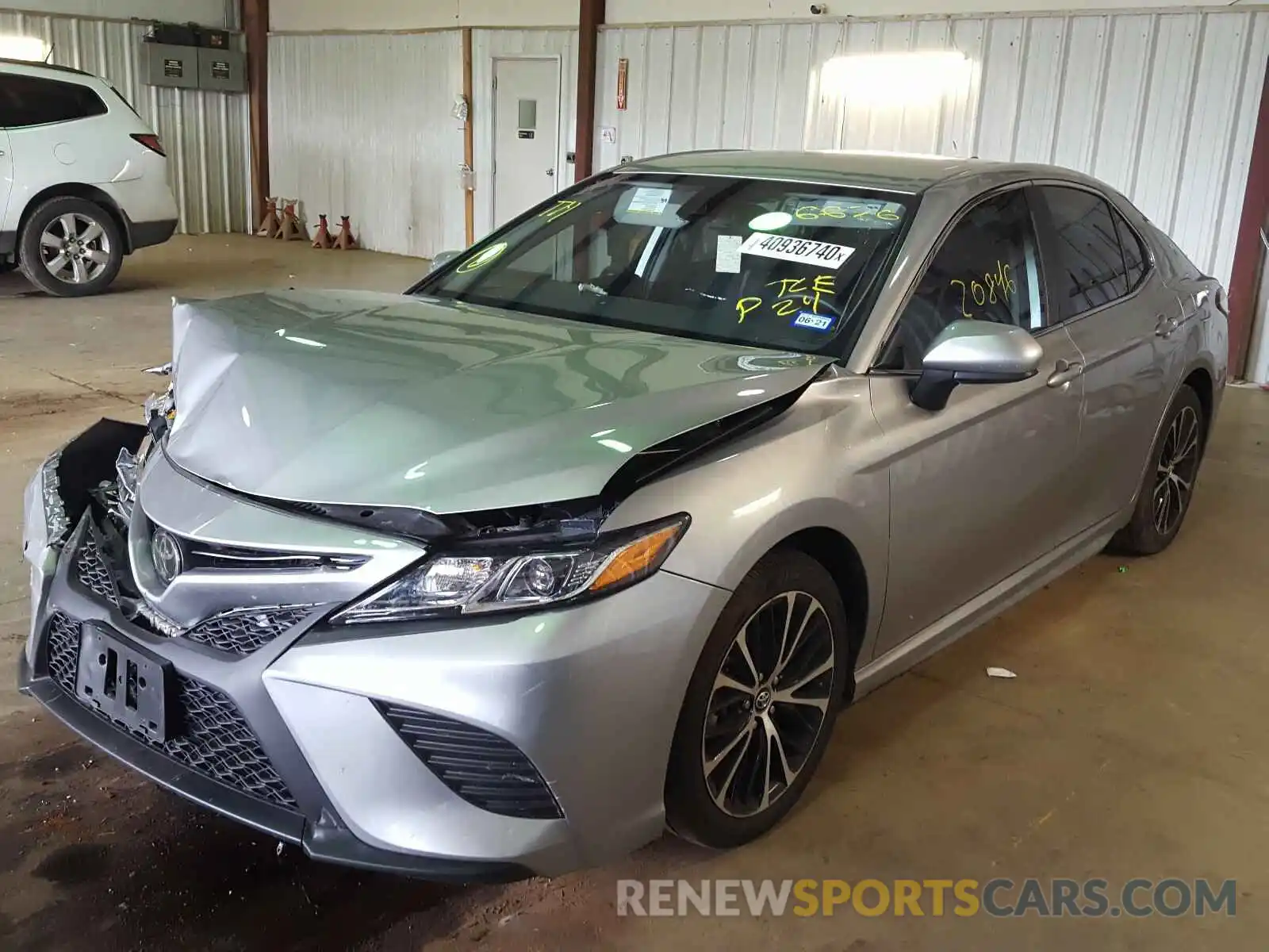 2 Photograph of a damaged car 4T1B11HK0KU796676 TOYOTA CAMRY 2019