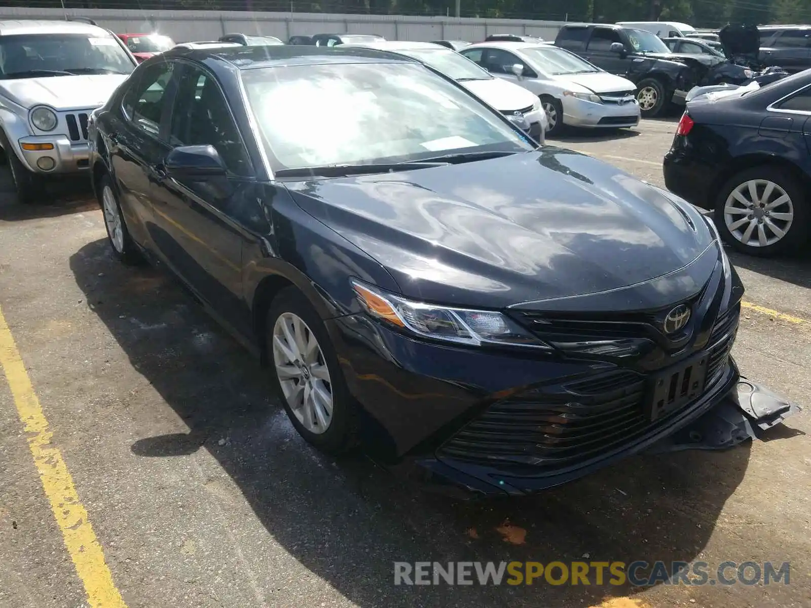 1 Photograph of a damaged car 4T1B11HK0KU796905 TOYOTA CAMRY 2019