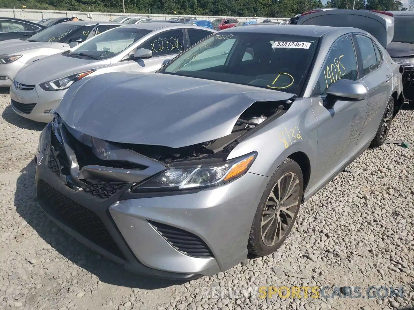 2 Photograph of a damaged car 4T1B11HK0KU798279 TOYOTA CAMRY 2019