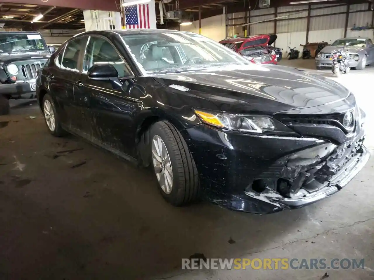 1 Photograph of a damaged car 4T1B11HK0KU801438 TOYOTA CAMRY 2019