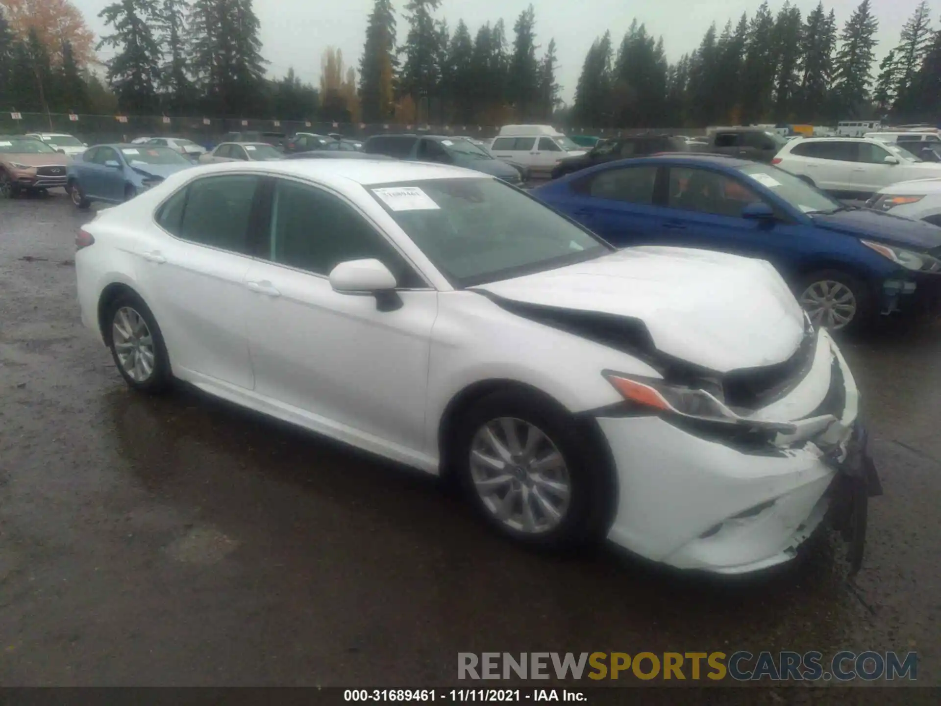 1 Photograph of a damaged car 4T1B11HK0KU803304 TOYOTA CAMRY 2019