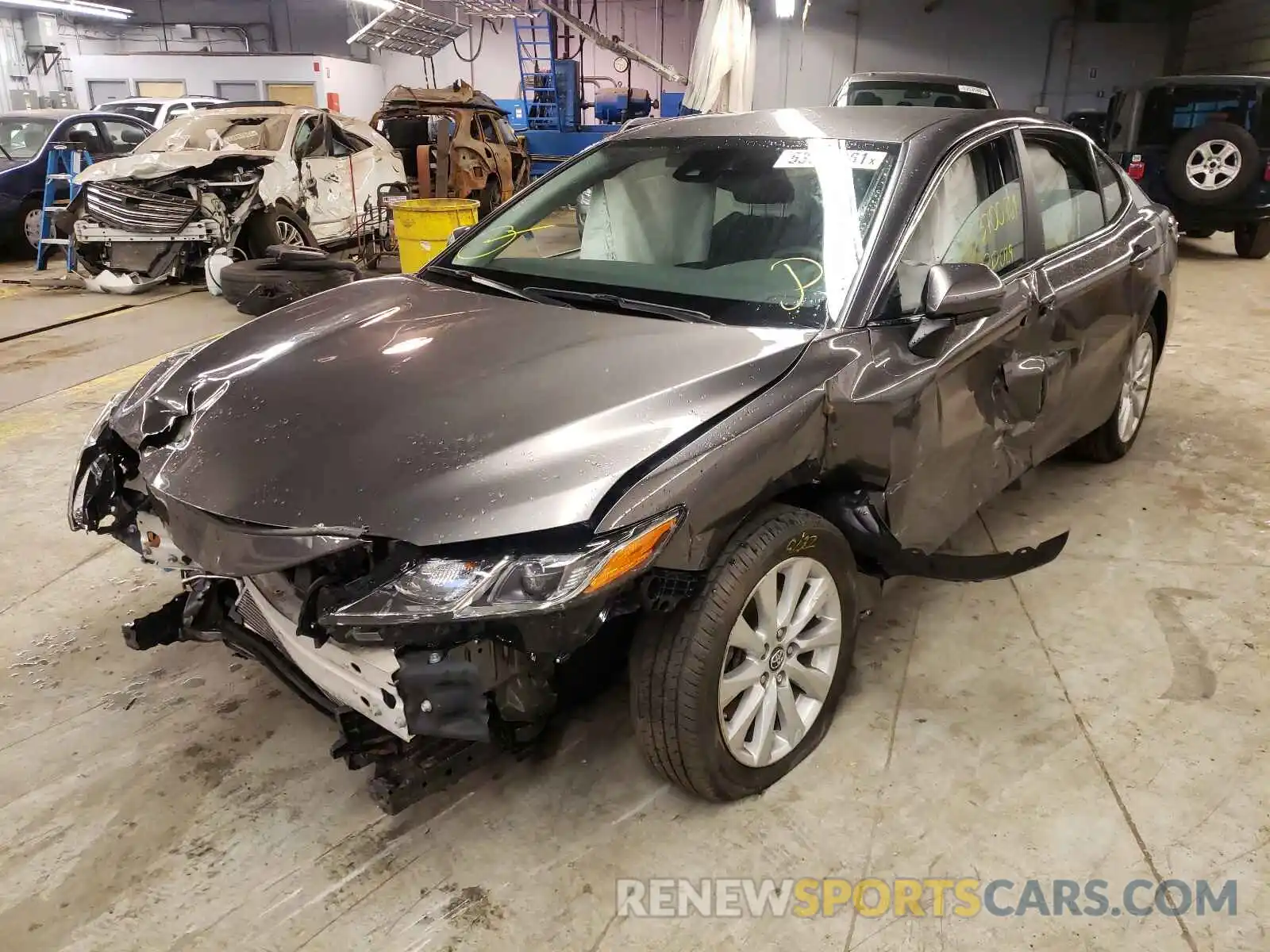 2 Photograph of a damaged car 4T1B11HK0KU804968 TOYOTA CAMRY 2019