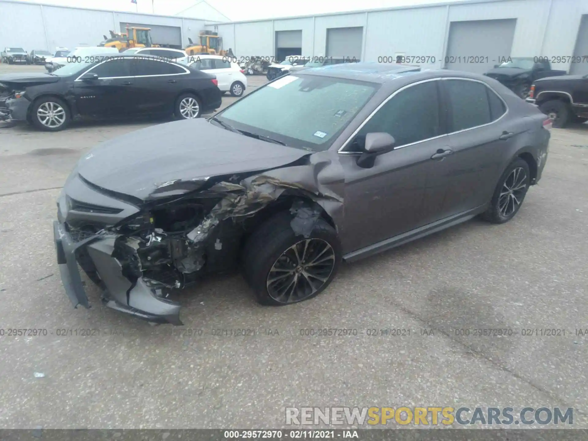 2 Photograph of a damaged car 4T1B11HK0KU806395 TOYOTA CAMRY 2019