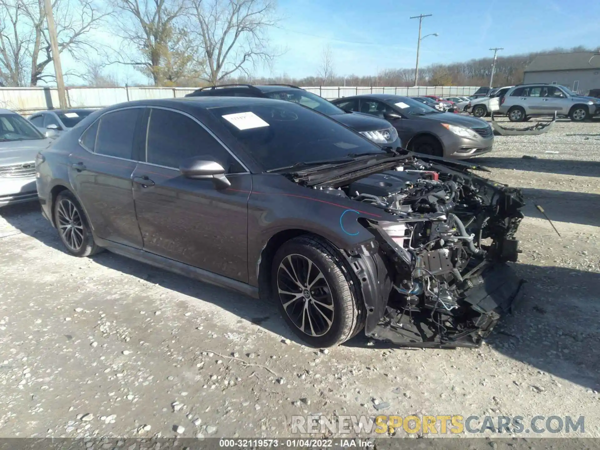 1 Photograph of a damaged car 4T1B11HK0KU806493 TOYOTA CAMRY 2019