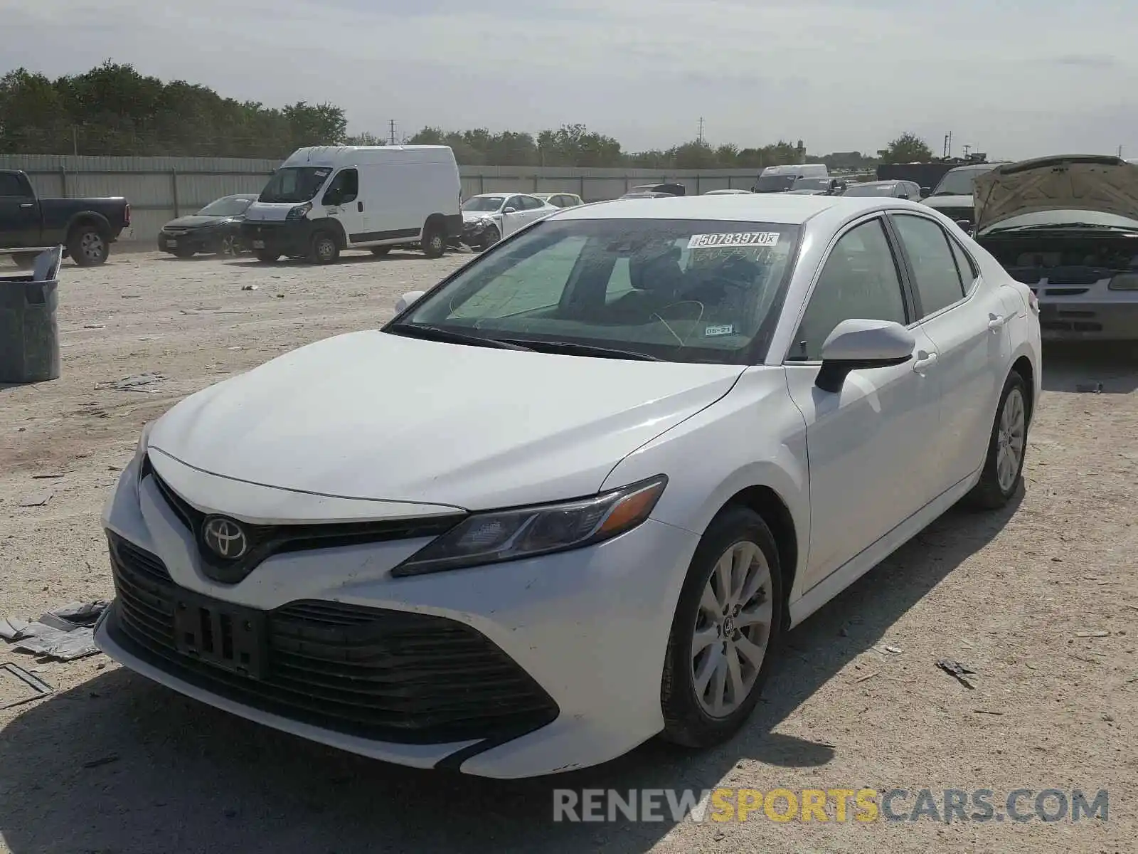 2 Photograph of a damaged car 4T1B11HK0KU807546 TOYOTA CAMRY 2019