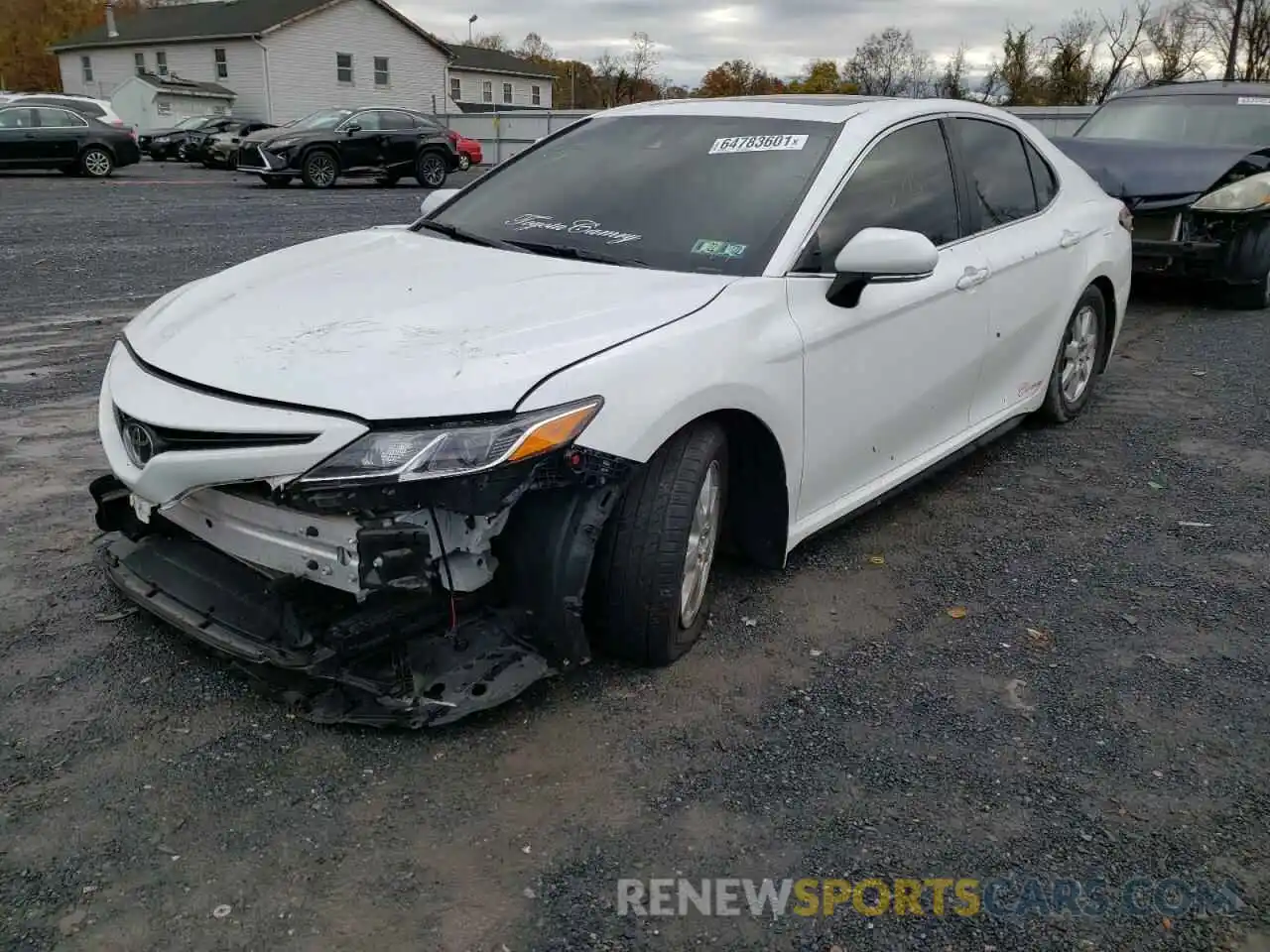 2 Photograph of a damaged car 4T1B11HK0KU808552 TOYOTA CAMRY 2019