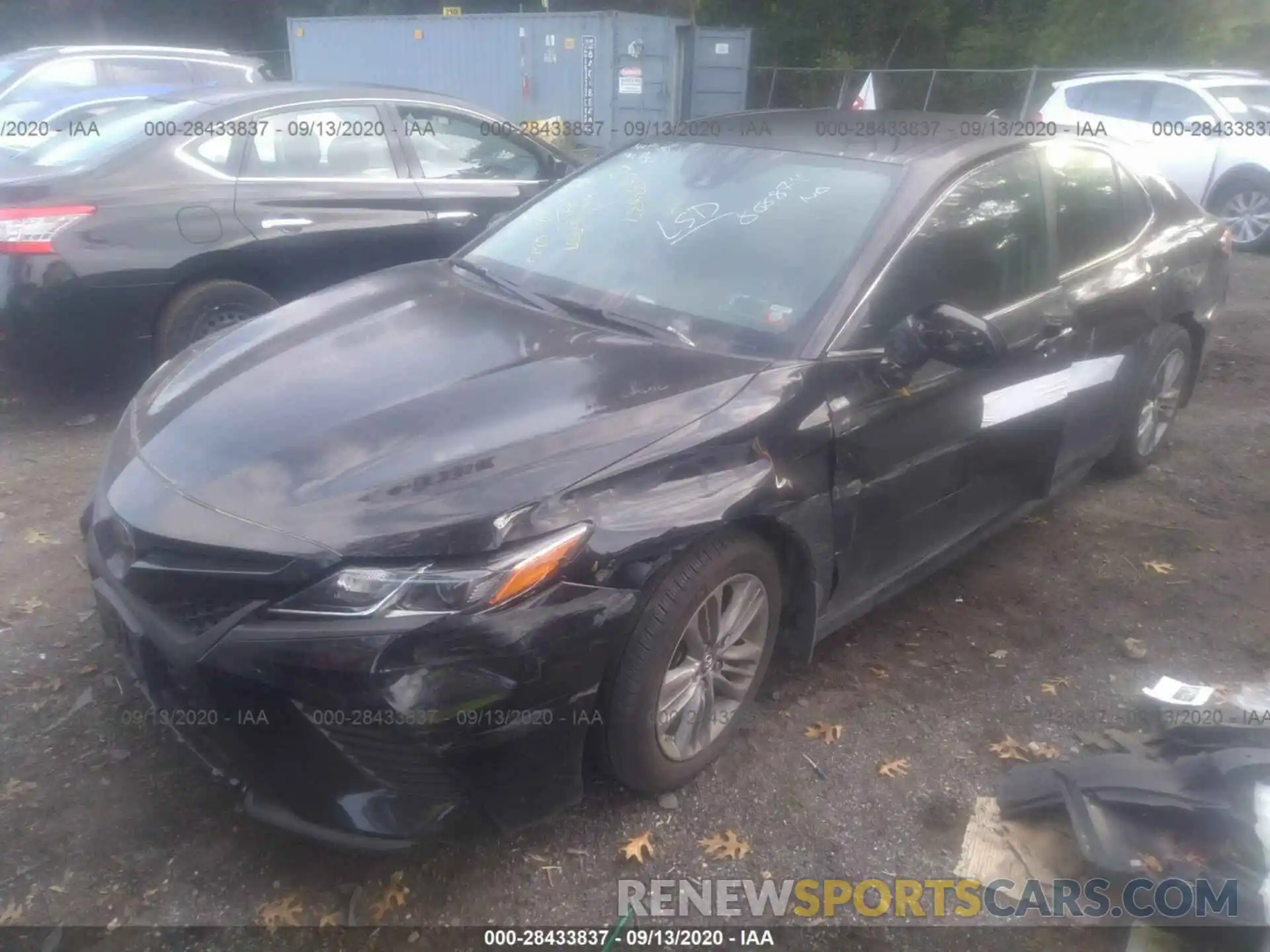 2 Photograph of a damaged car 4T1B11HK0KU808874 TOYOTA CAMRY 2019