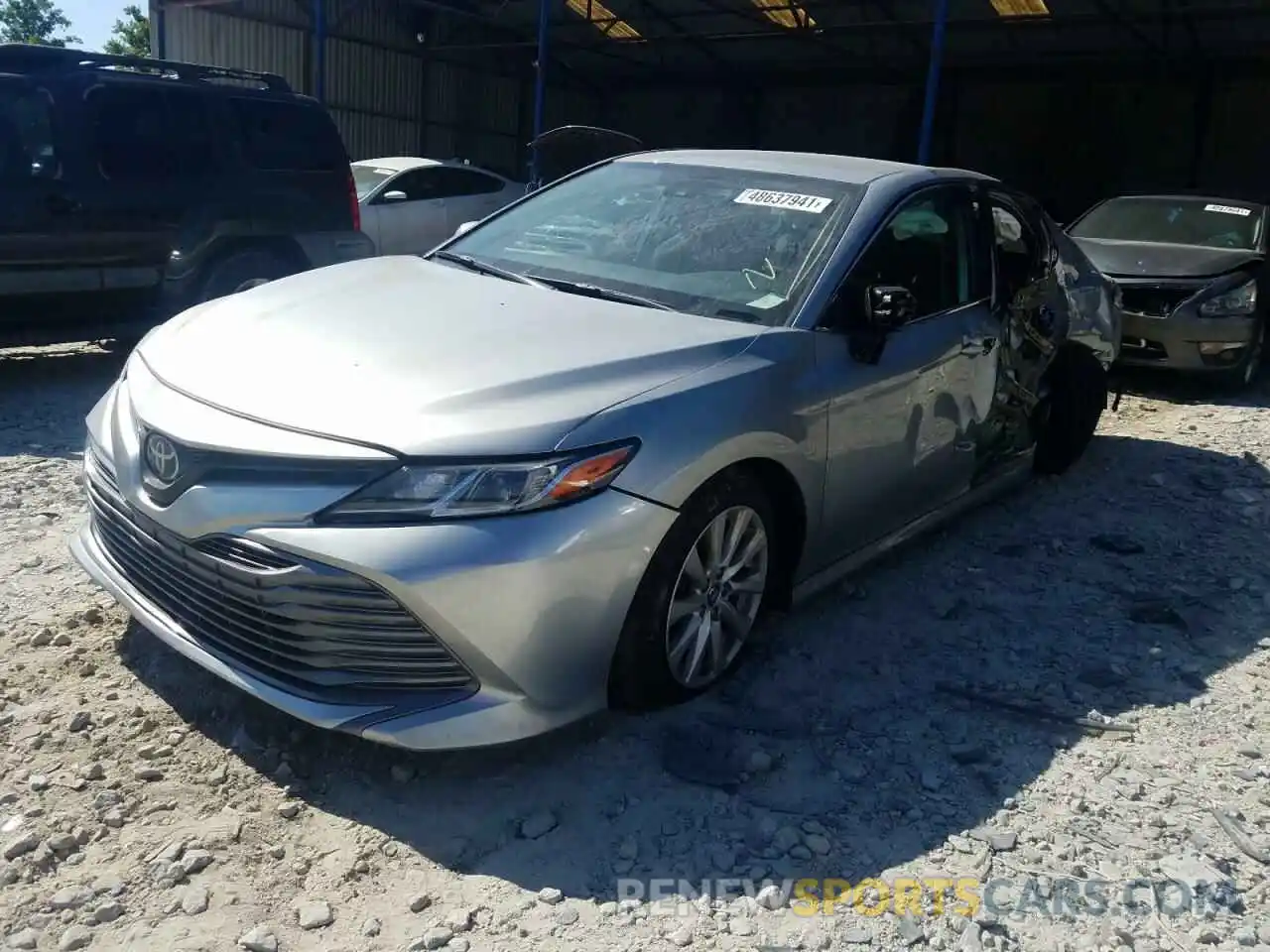 2 Photograph of a damaged car 4T1B11HK0KU809006 TOYOTA CAMRY 2019