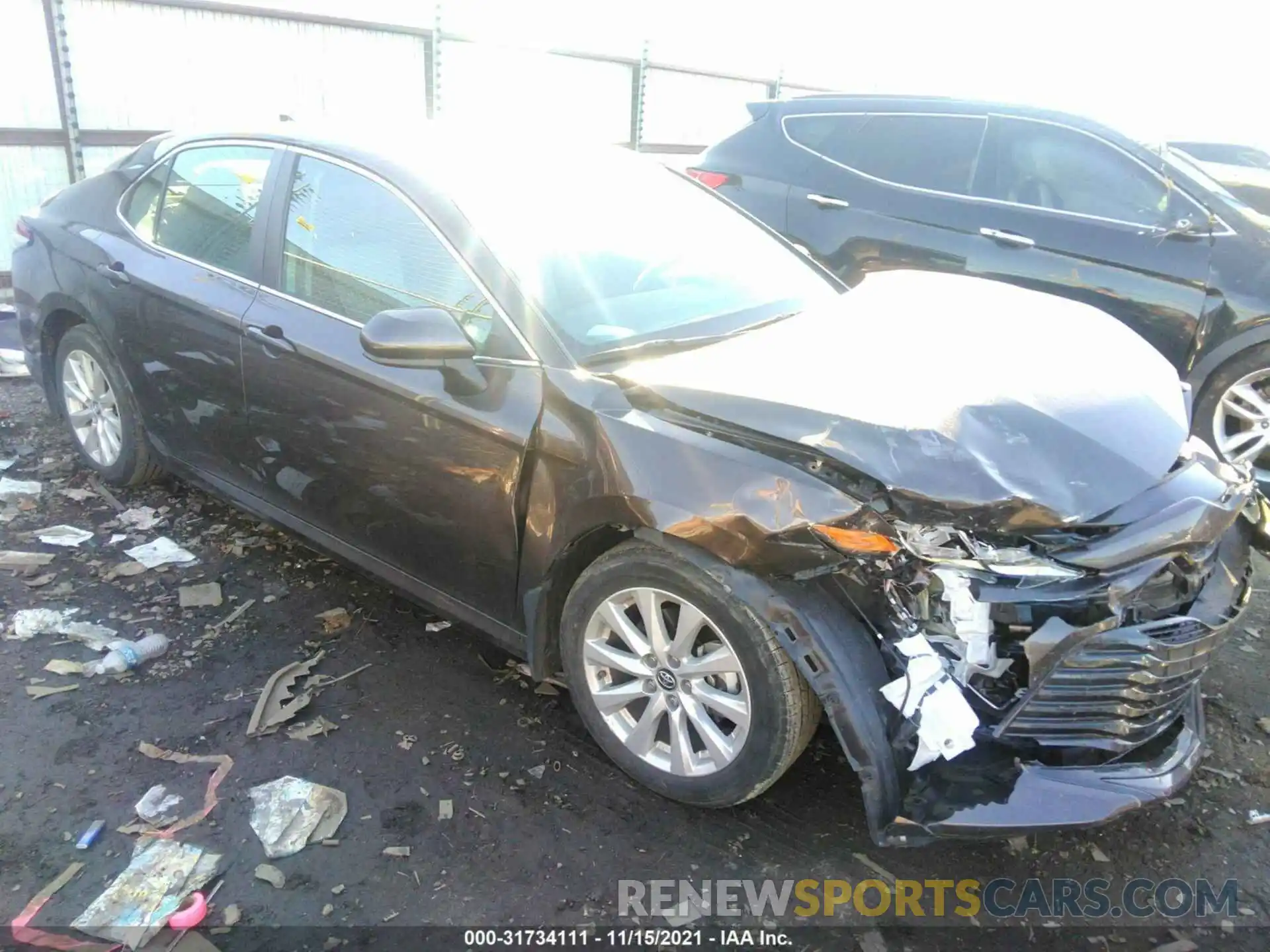 1 Photograph of a damaged car 4T1B11HK0KU809376 TOYOTA CAMRY 2019