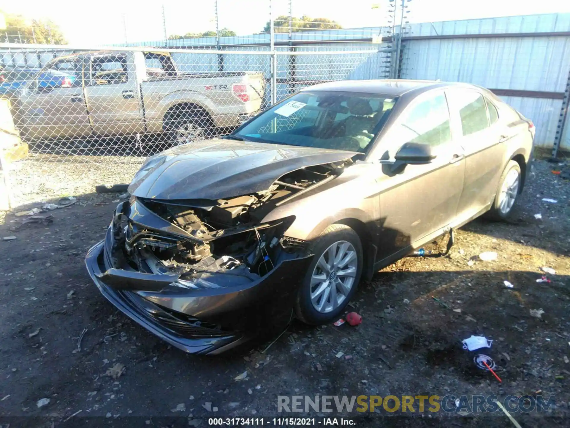 2 Photograph of a damaged car 4T1B11HK0KU809376 TOYOTA CAMRY 2019