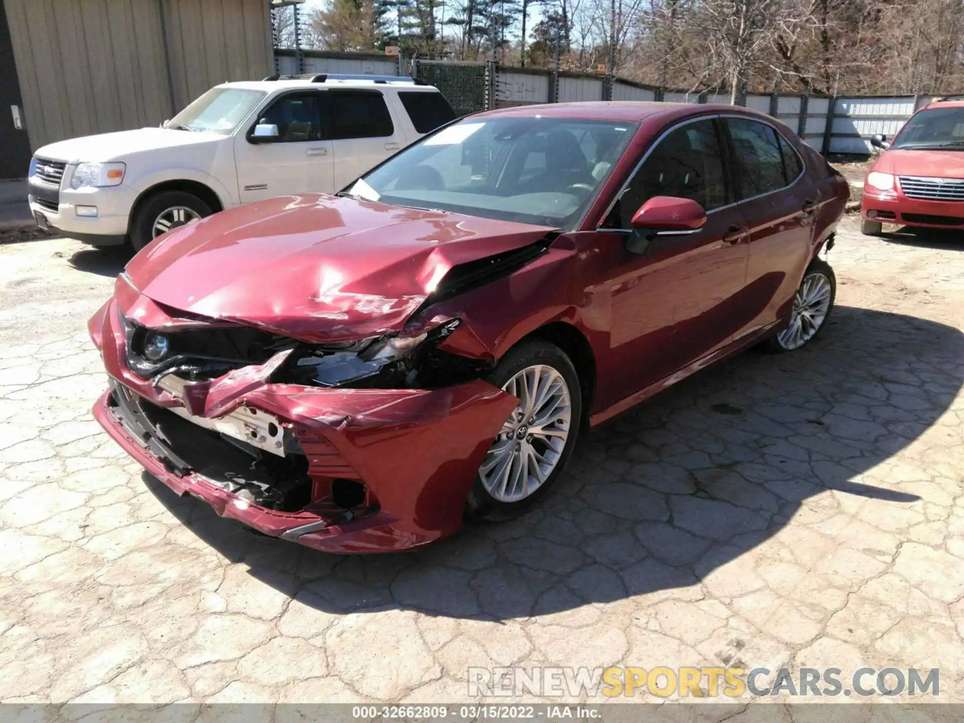 2 Photograph of a damaged car 4T1B11HK0KU811029 TOYOTA CAMRY 2019