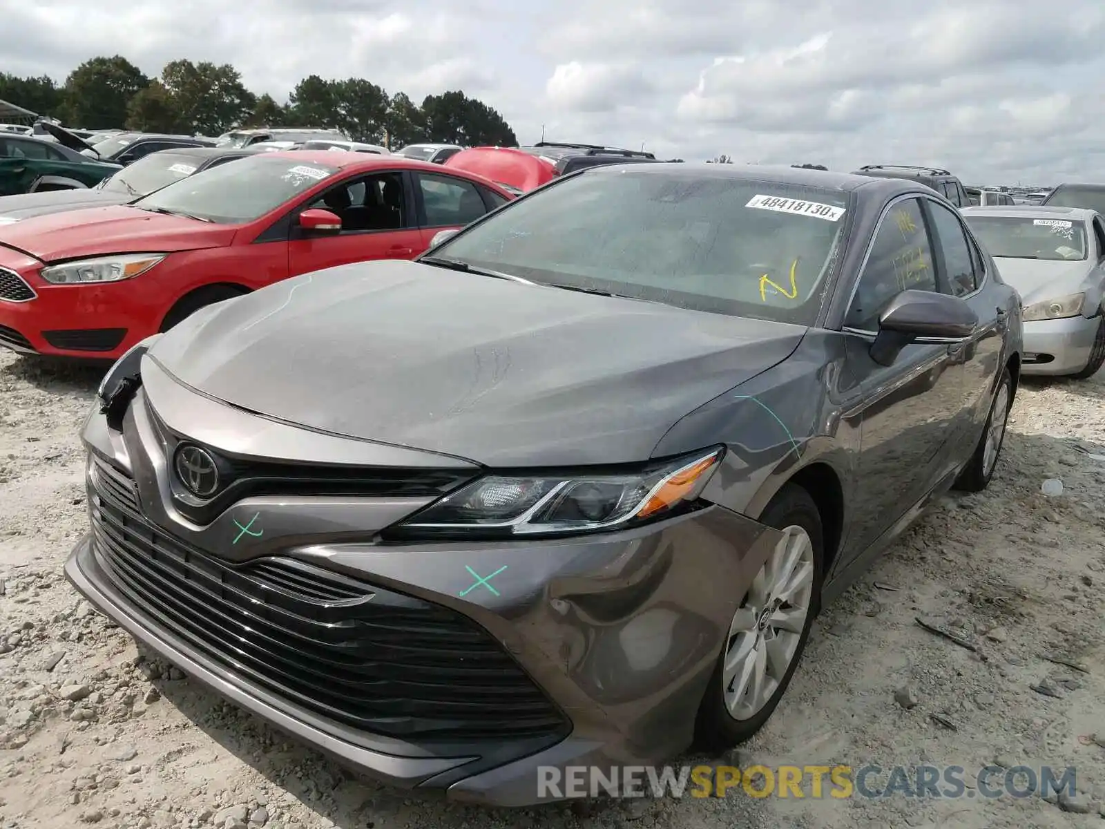 2 Photograph of a damaged car 4T1B11HK0KU812570 TOYOTA CAMRY 2019