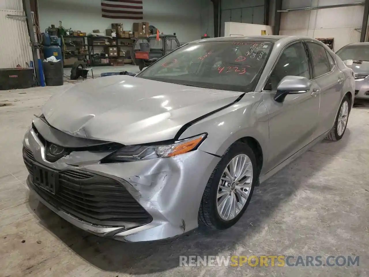 2 Photograph of a damaged car 4T1B11HK0KU814223 TOYOTA CAMRY 2019