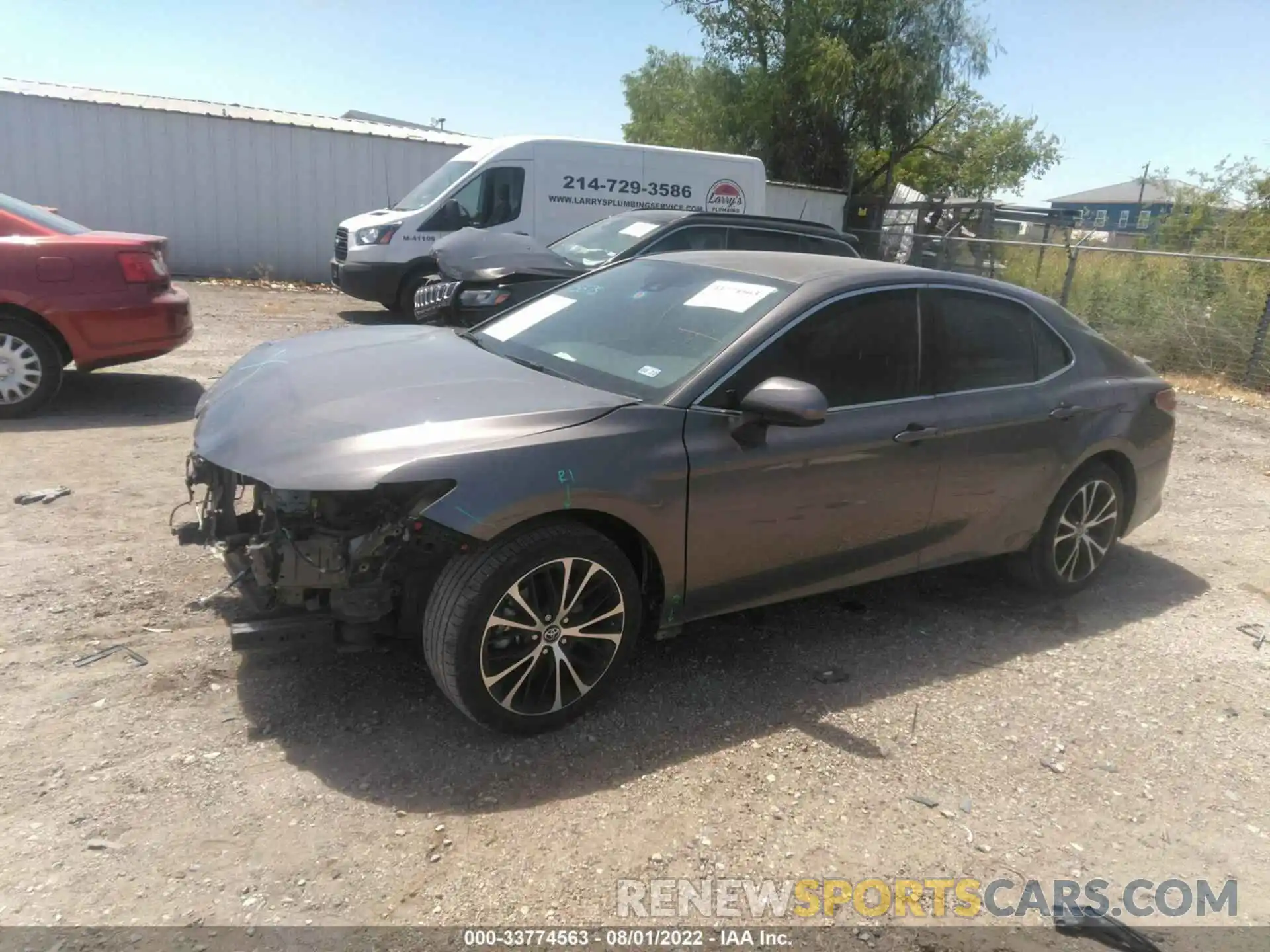 2 Photograph of a damaged car 4T1B11HK0KU816019 TOYOTA CAMRY 2019