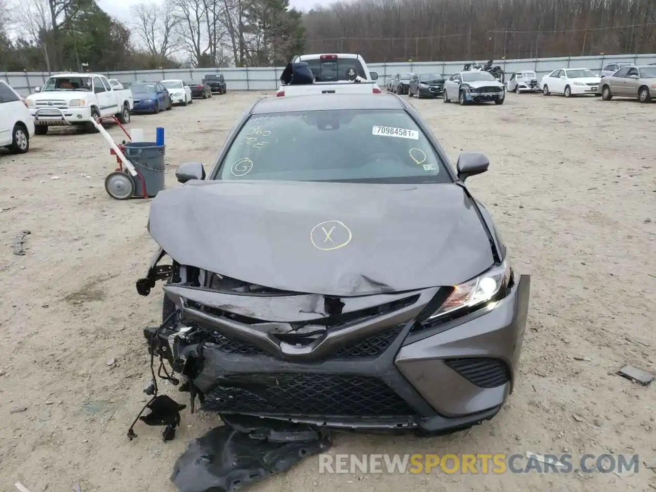 7 Photograph of a damaged car 4T1B11HK0KU817185 TOYOTA CAMRY 2019