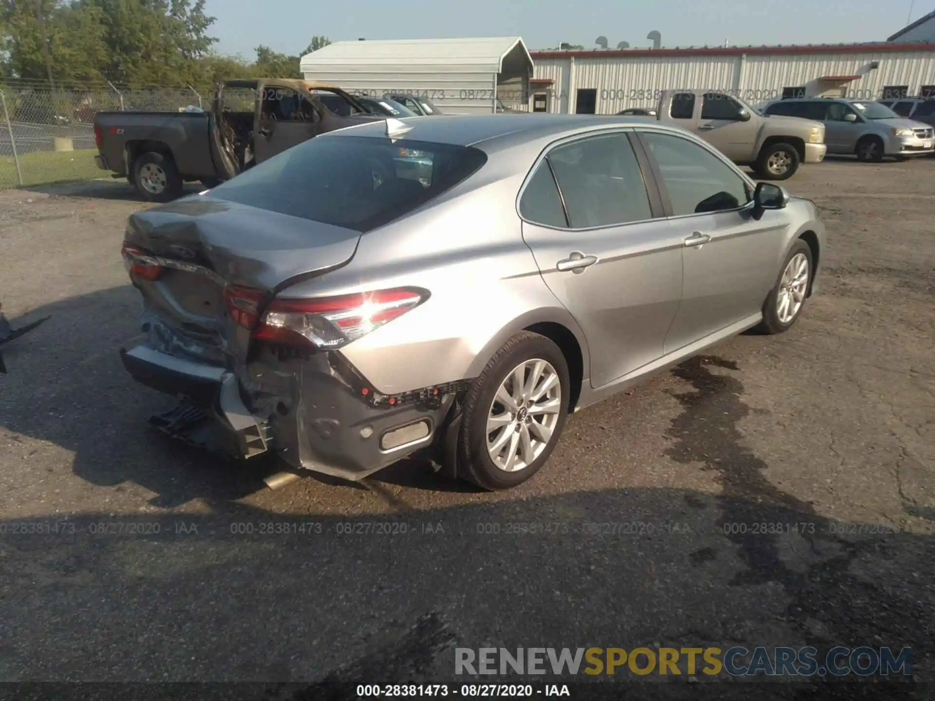 4 Фотография поврежденного автомобиля 4T1B11HK0KU817431 TOYOTA CAMRY 2019