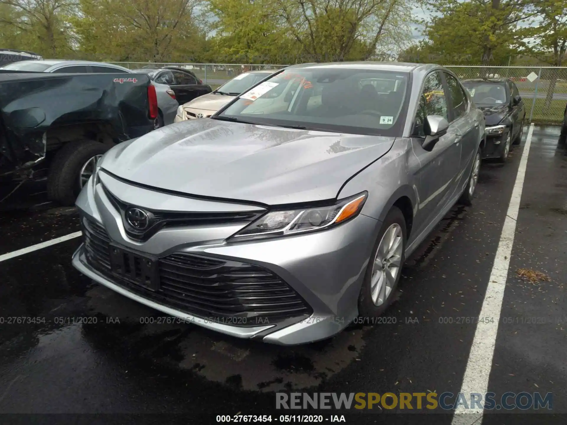 2 Photograph of a damaged car 4T1B11HK0KU823150 TOYOTA CAMRY 2019